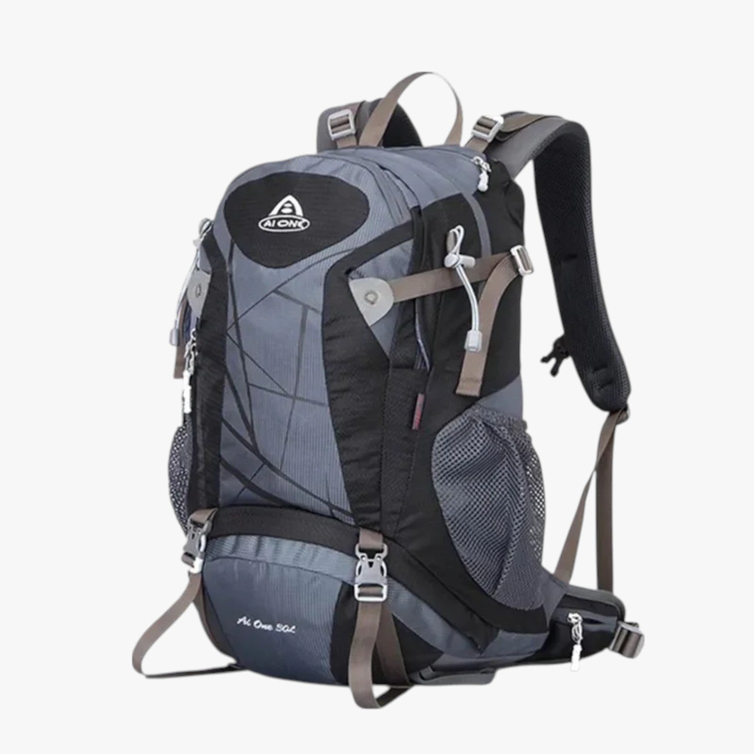 Jaylen | Zaino Outdoor 30L Impermeabile Resistente, Leggero, Pronto all’Avventura - Nero 30 - 40L Cina - Bags bags for men mens bag - Concept Palermo