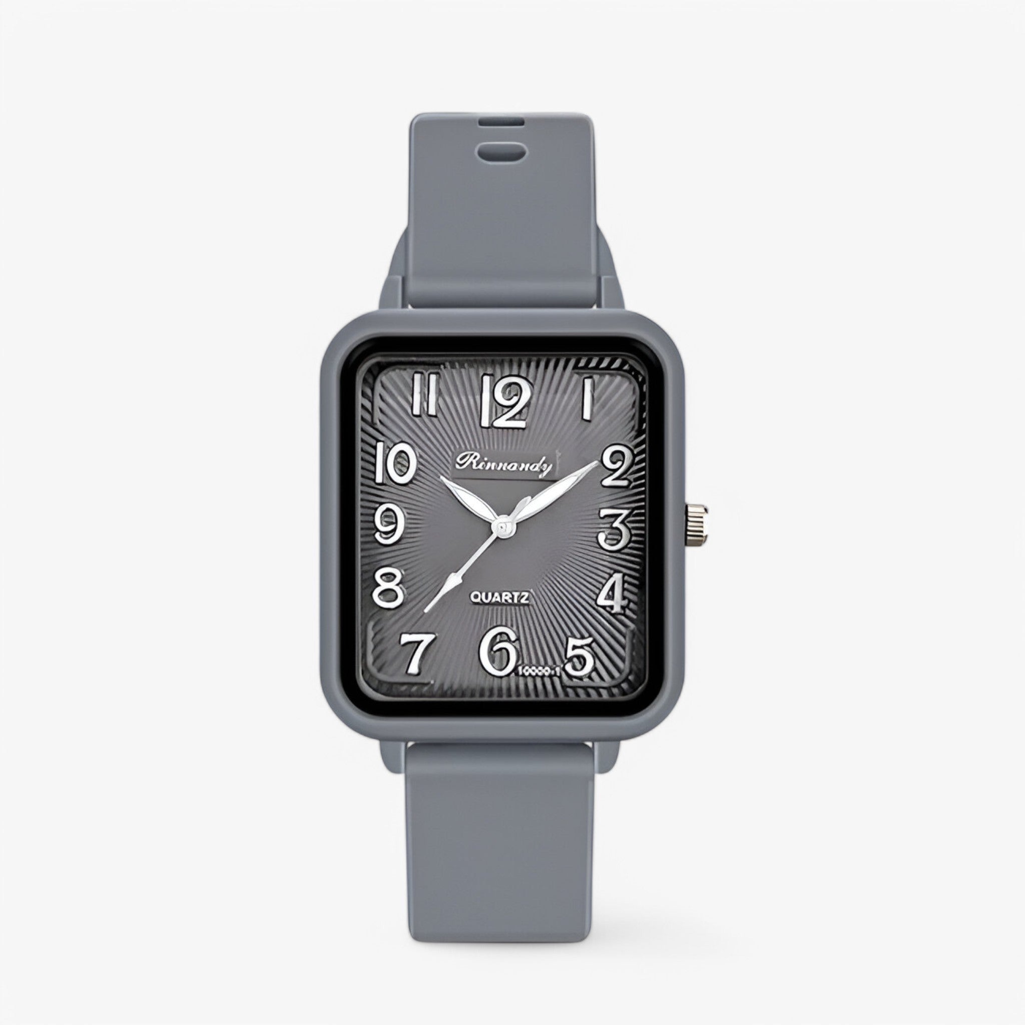 Clara | Orologio Digitale Rettangolare con Cinturino in Silicone - grigio - - Concept Palermo