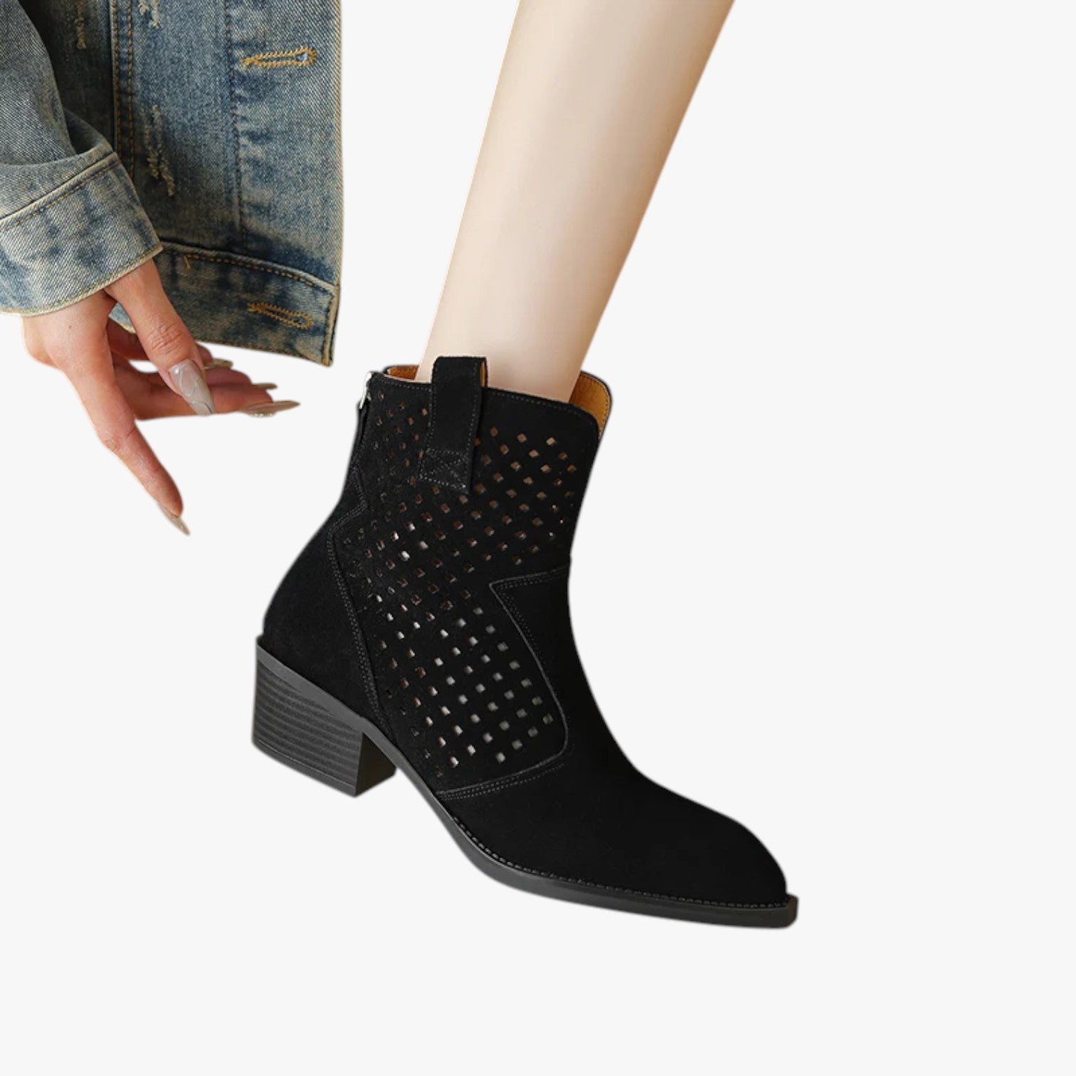 Alison | Stivaletti Chelsea da donna - Comodi, eleganti e in pelle scamosciata - - Boots & Shoes Leather Boots womens boots - Concept Palermo