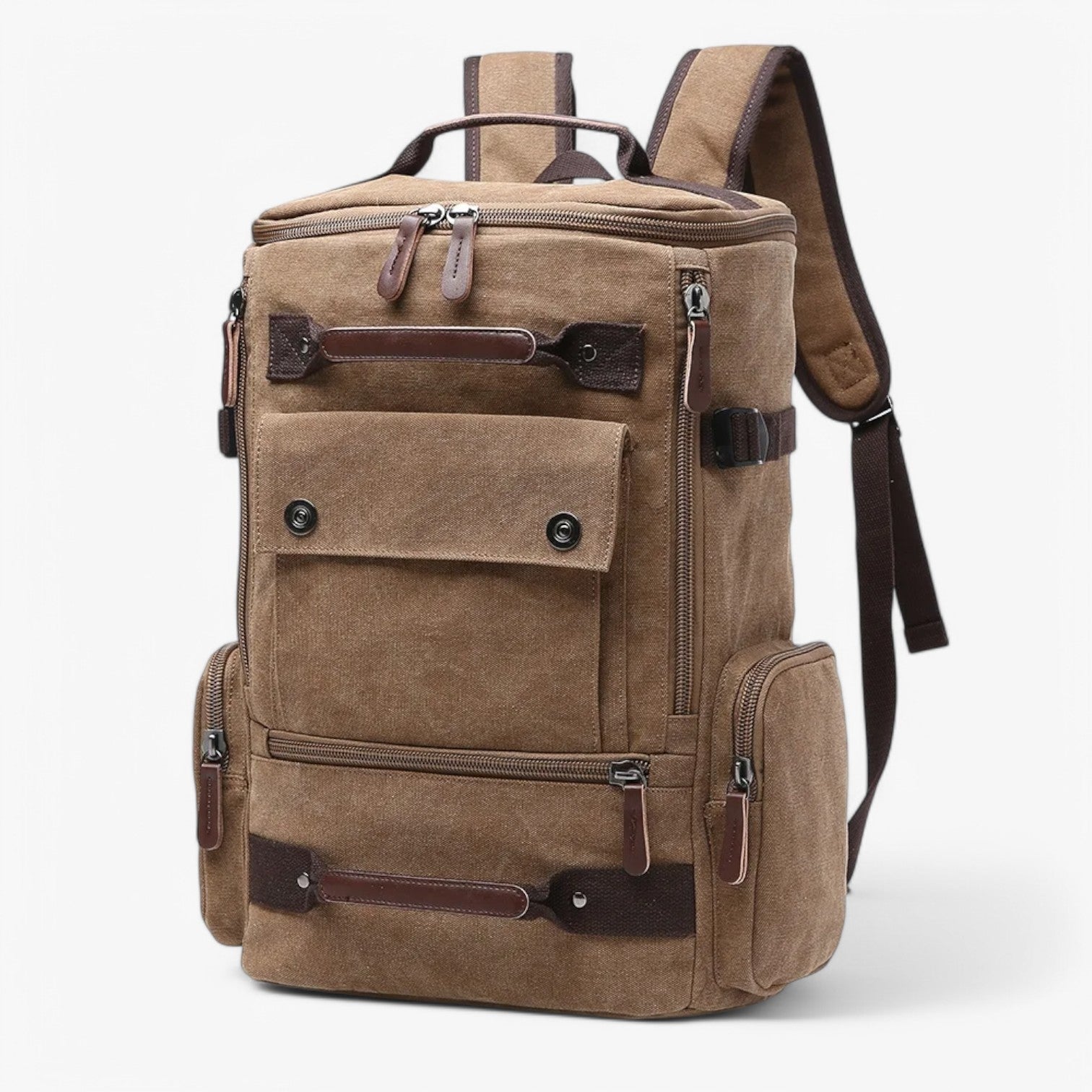 Enrique | Ampio Zaino Vintage in Tela con Scomparto per Laptop - - Backpacks bag mens bag - Concept Palermo