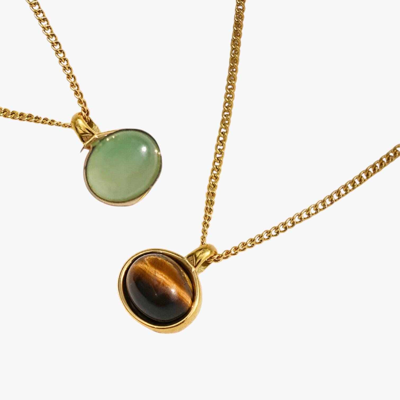 Eve | Collana vintage con pietra occhio di tigre - - necklace NECKLACES Necklaces for Women - Concept Palermo