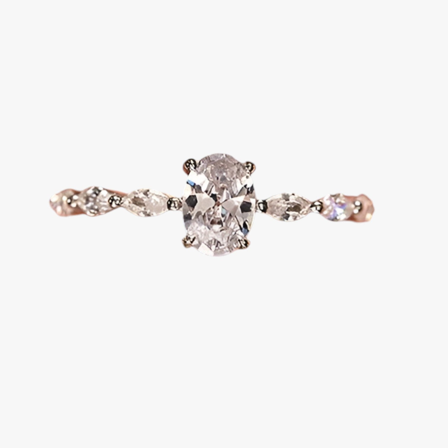 Serenity | Elegante Anello in Argento con Zirconi - - Ring ring for women Rings women ring womens ring - Concept Palermo