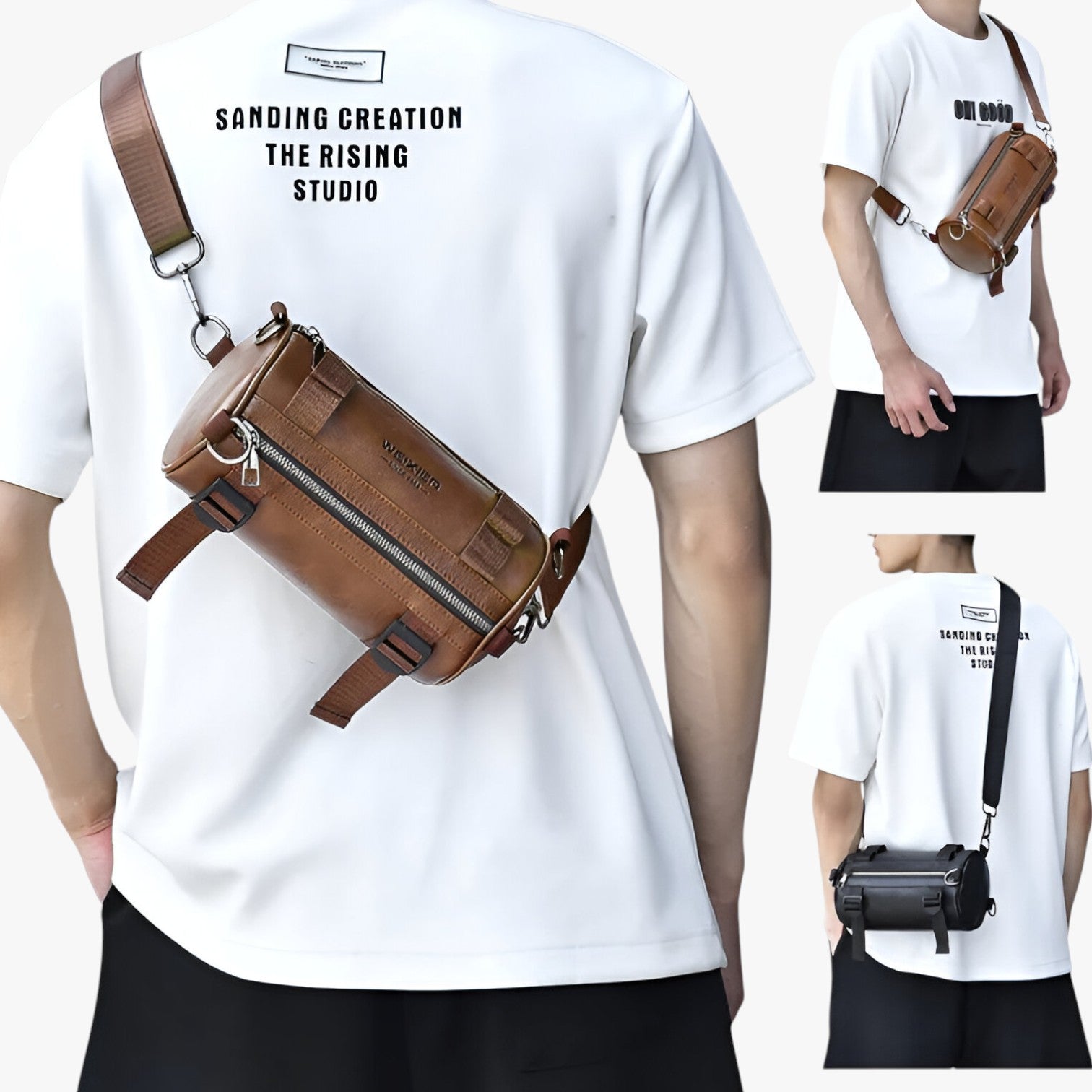Ezekiel | Borsa a Spalla Elegante e Impermeabile - - Bags Shoulder & Crossbody Bags - Concept Palermo