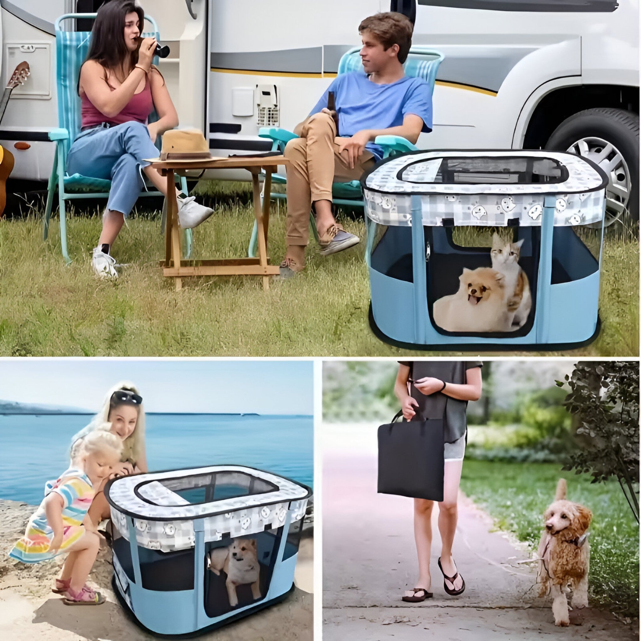 Caro Crate | Box per animali portatile e pieghevole - - Cat cat supplies Dog DOG SUPPLIES - Concept Palermo