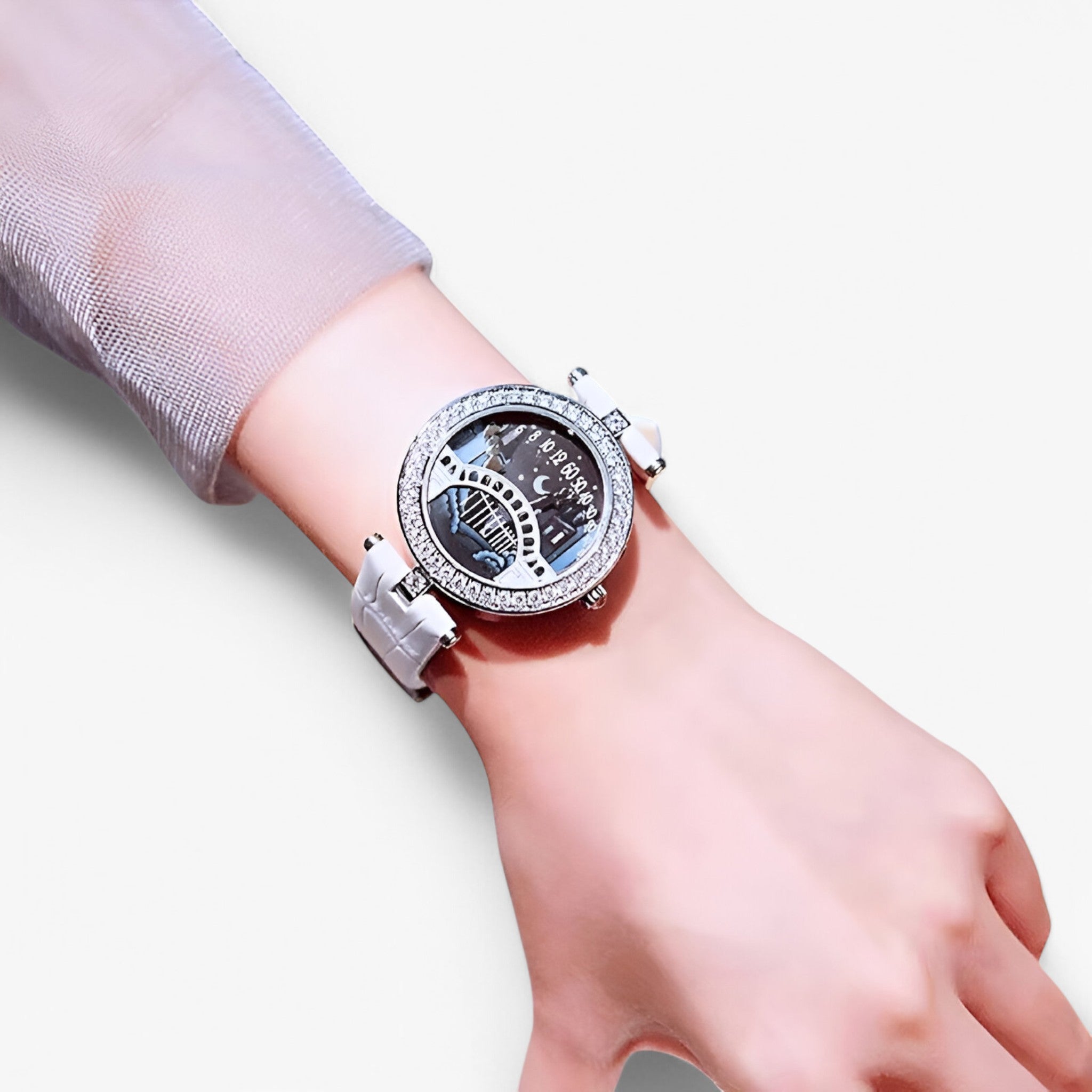Deborah | Orologio da donna elegante e leggero con quadrante artistico - - female watch watch for women - Concept Palermo