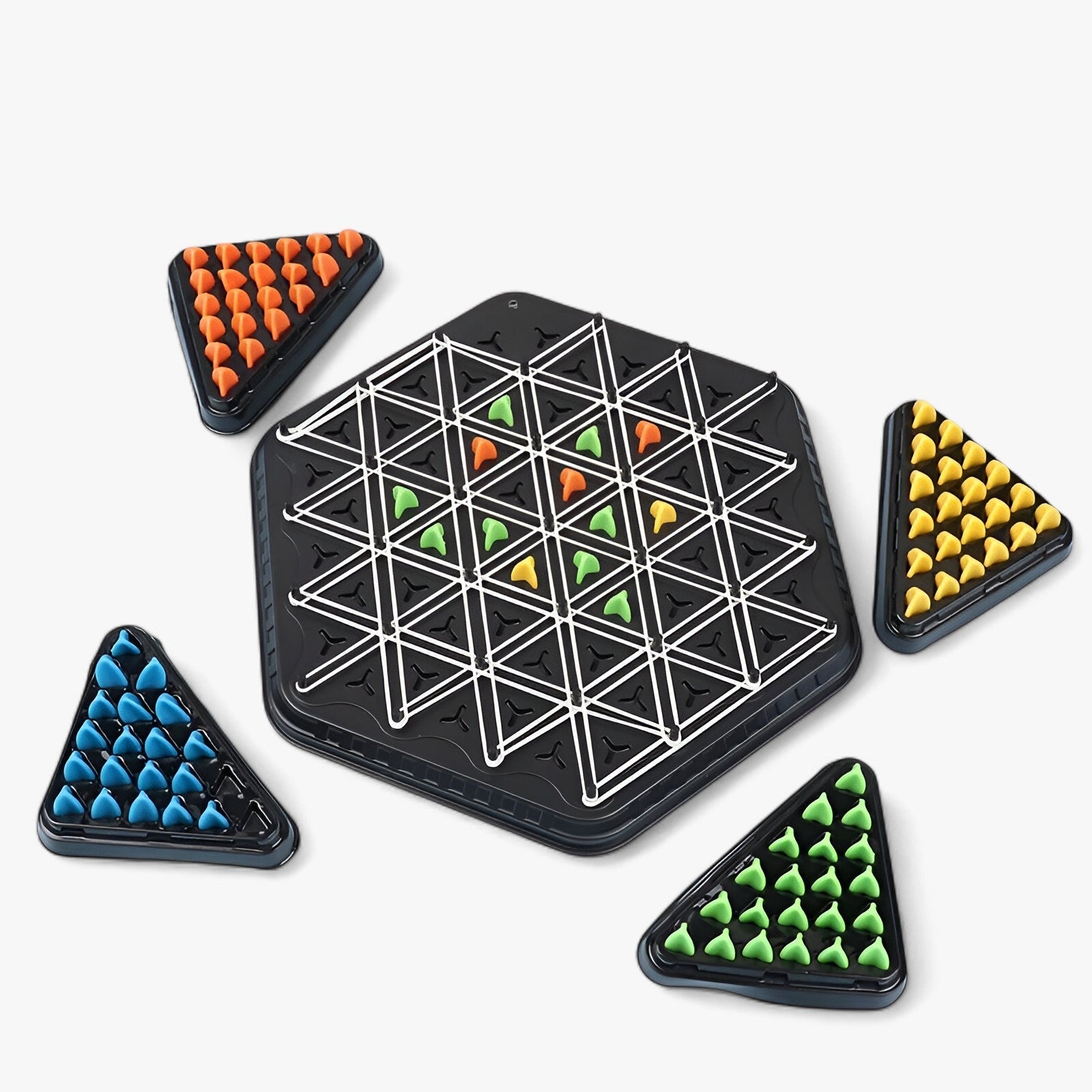 Divertimento strategico - Scacchi triangolari per tutti - - board game kids toys toys & gifts - Concept Palermo