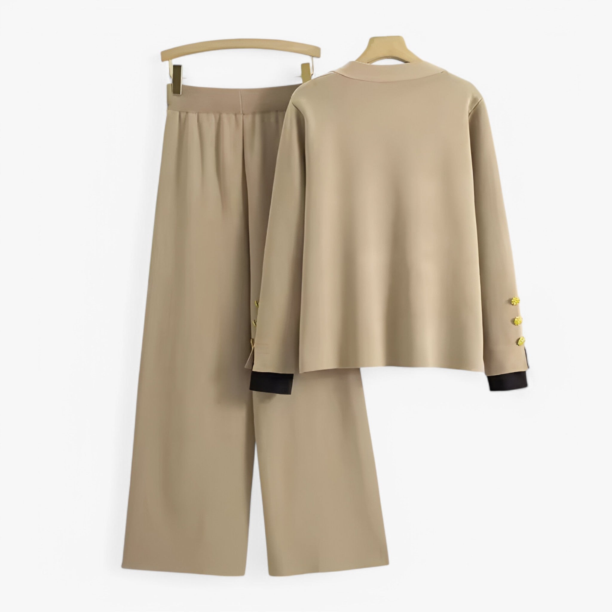 Elena | Set Due Pezzi in Maglia con Cardigan e Pantaloni - - - Concept Palermo