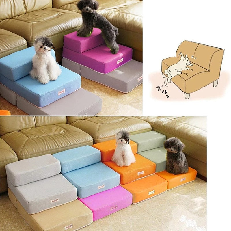 Scala per cani (2 strati) | Fai salire facilmente il tuo piccolo sul divano - - dog stairs DOG SUPPLIES pet ramps pet steps - Concept Palermo