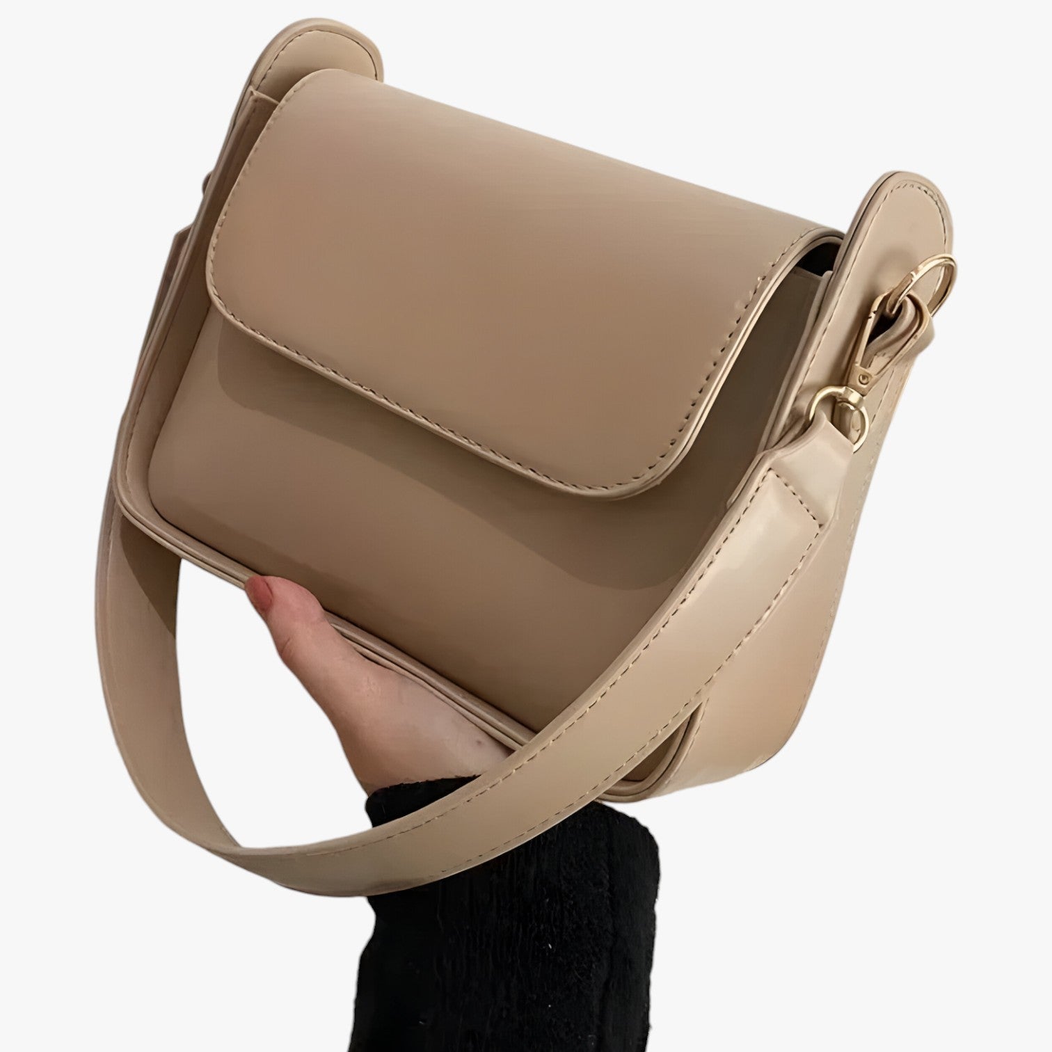 Quinn | Mini Borsa a Tracolla in Pelle PU 2024 - Khaki - bag Bags Shoulder Bags women bag women bags Women's shoulder bag - Concept Palermo