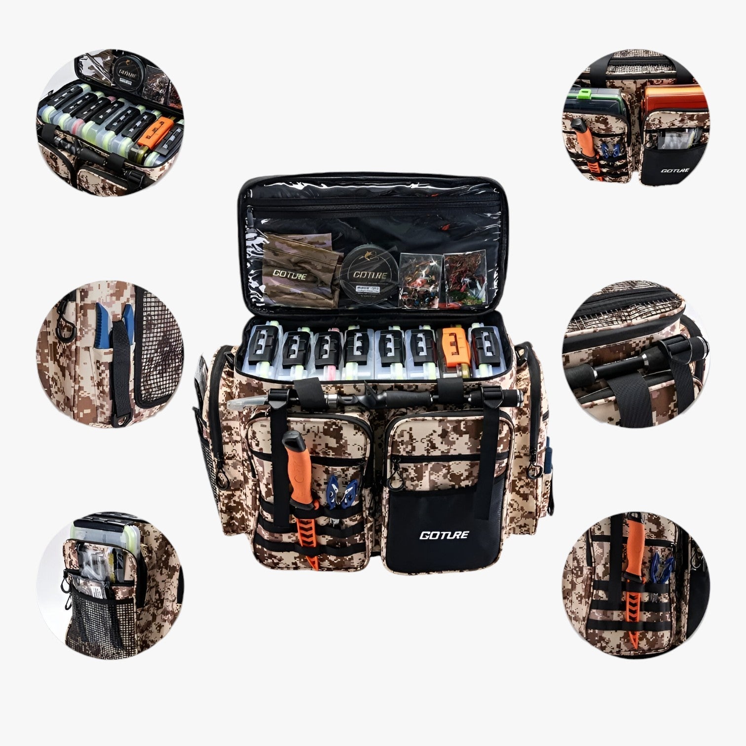 Jensen | Borsa a spalla per viaggi all'aperto e di pesca - Resistente all'acqua e confortevole - - bag mens bag - Concept Palermo