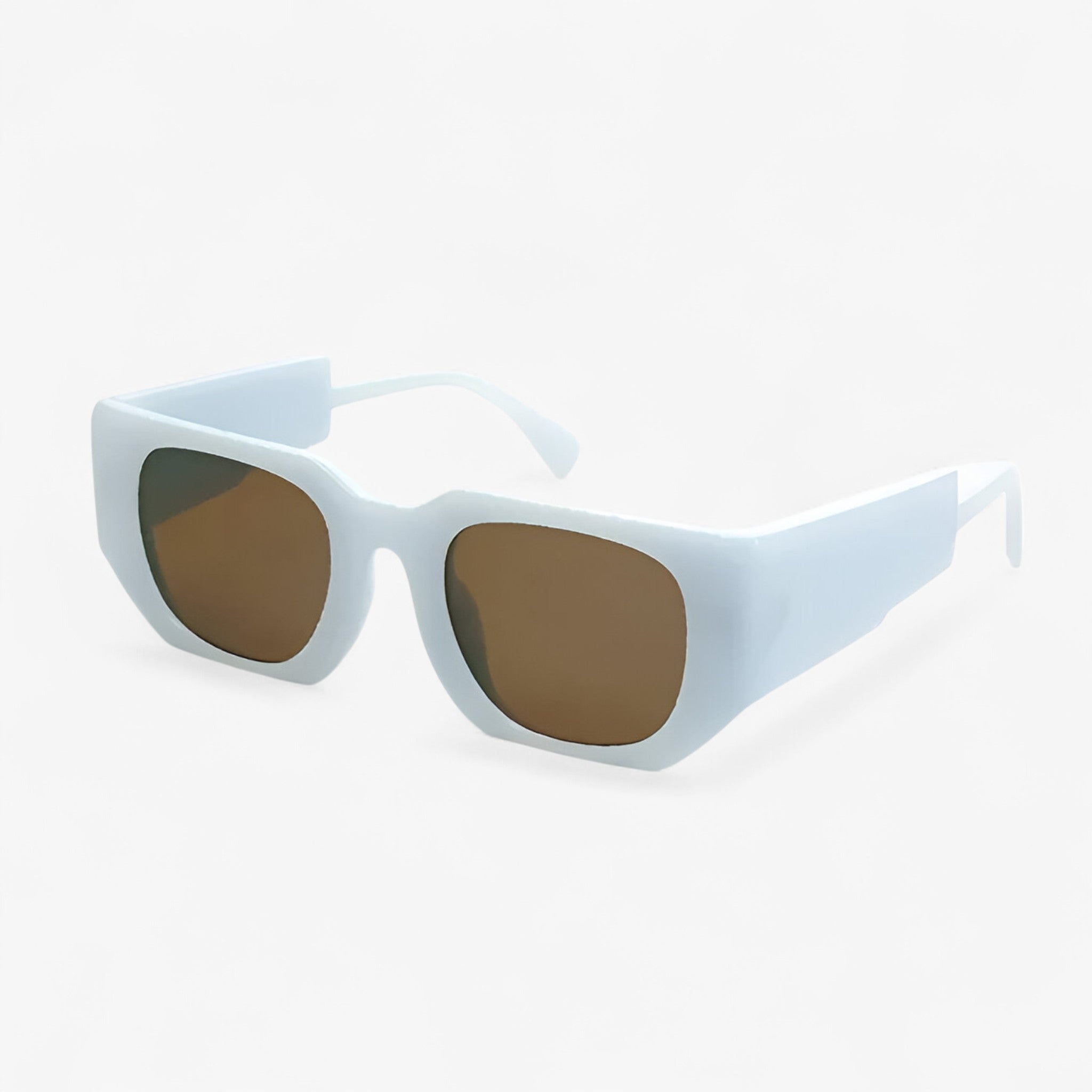 Axel | Occhiali da sole rettangolari punk stile - tè bianco gelatinoso Come mostrato - Fashion Sunglasses men sunglasses polarized Polarized man sunglasses Sunglasses sunglasses polarized men - Concept Palermo