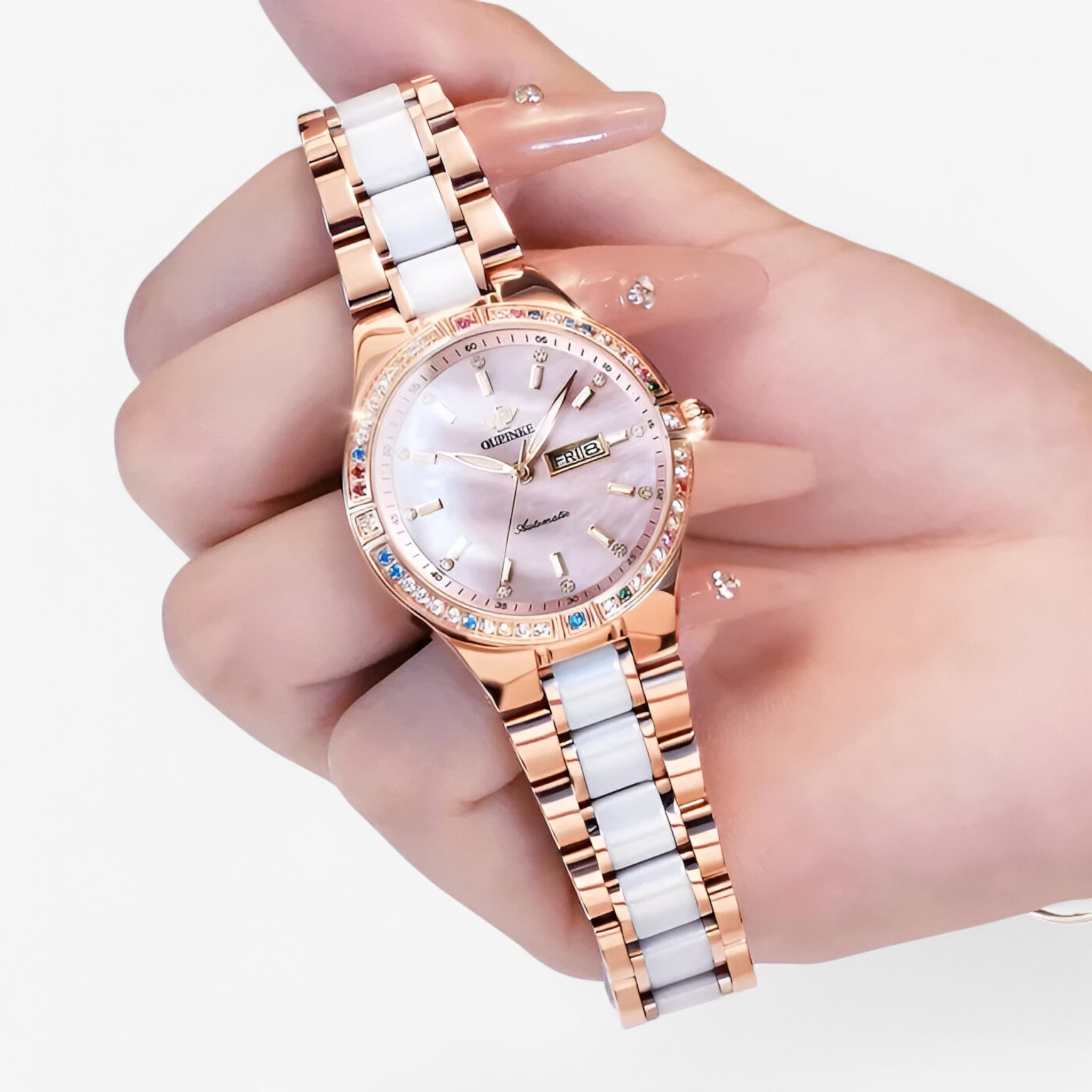 Amara | Orologio automatico da donna di lusso con movimento meccanico - - female watch watch for women - Concept Palermo
