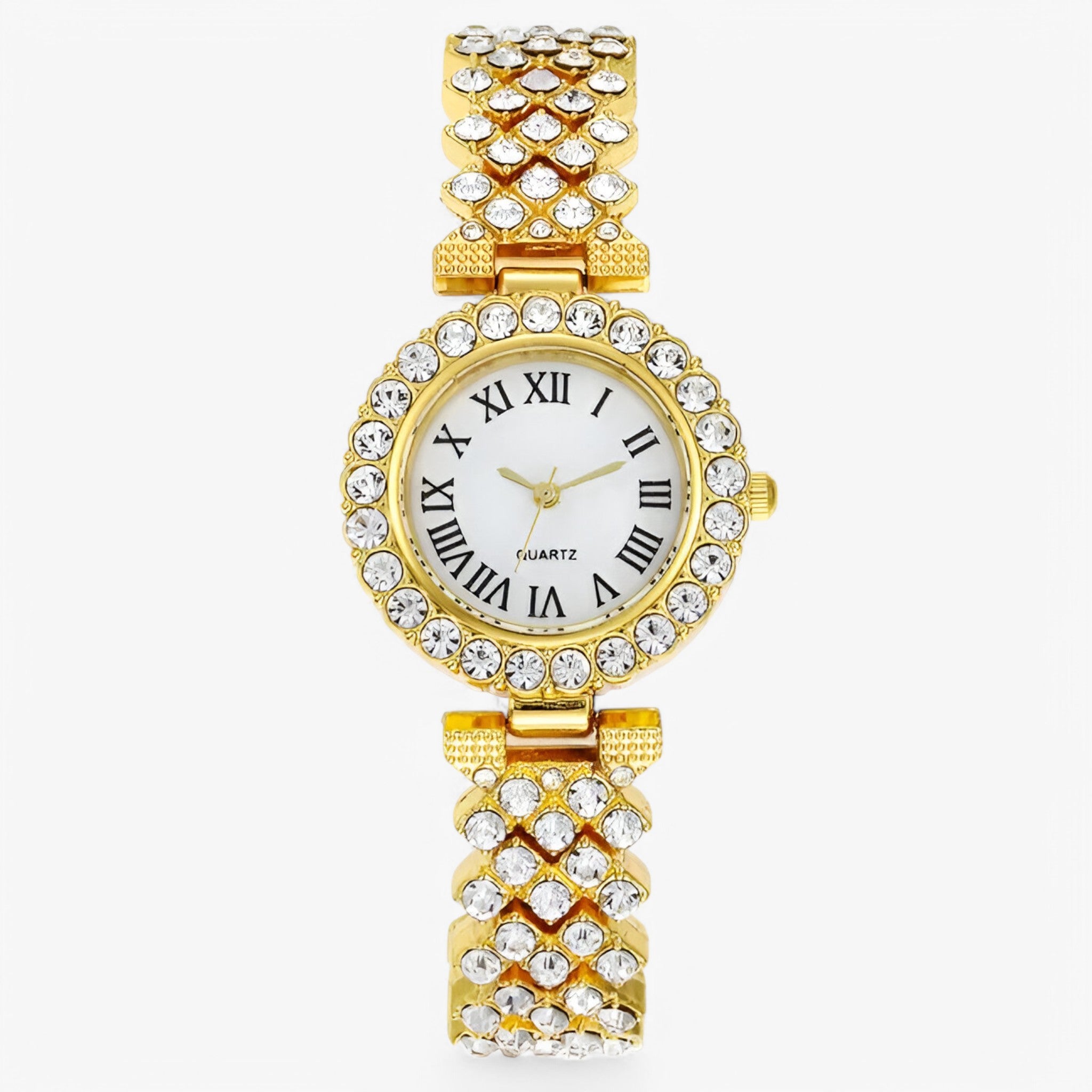 Maria | Orologio elegante in oro rosa con diamanti - Oro - female watch watch for women - Concept Palermo