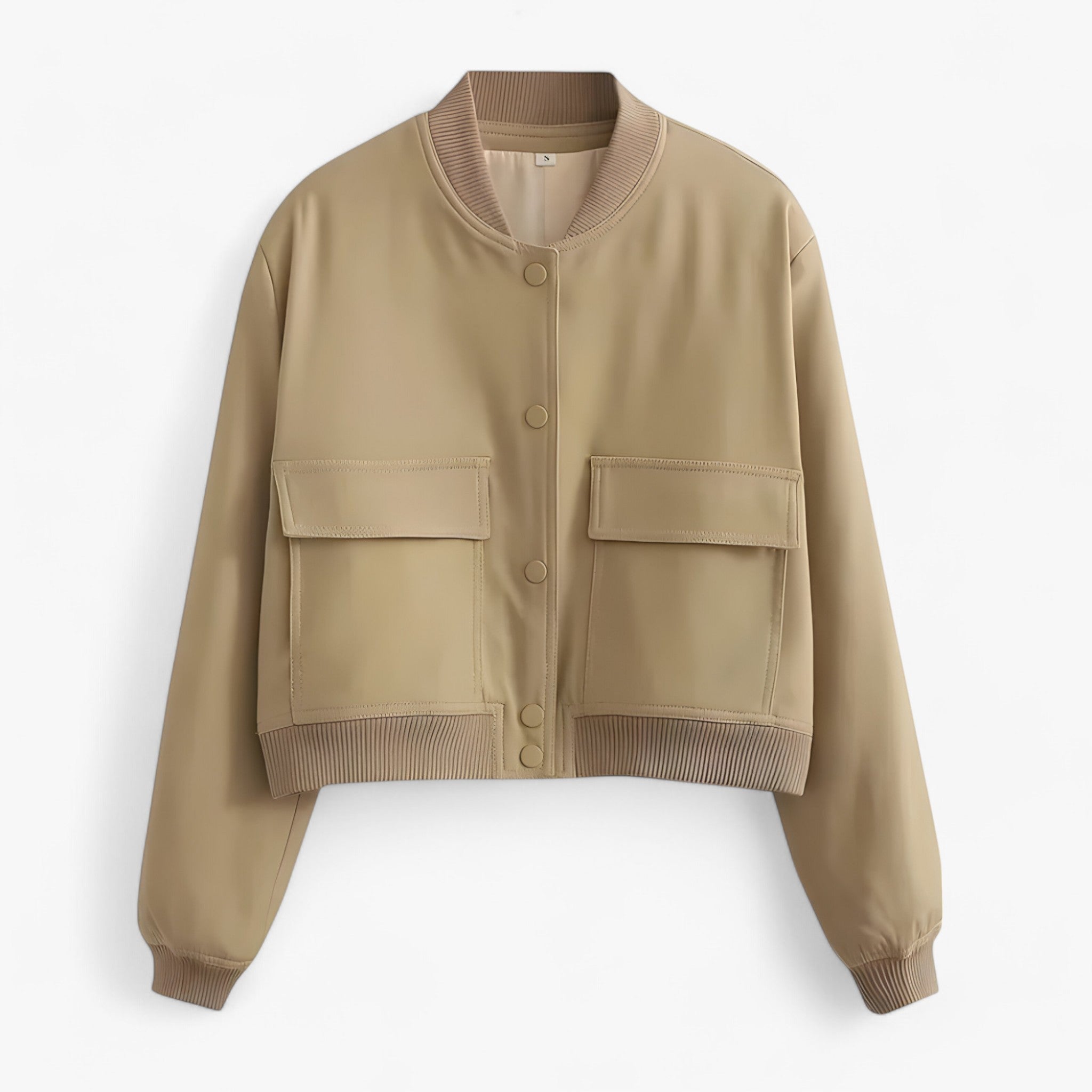 Skyler | Giacca aviatore bomber per donne – Crop autunno/inverno - khaki - - Concept Palermo