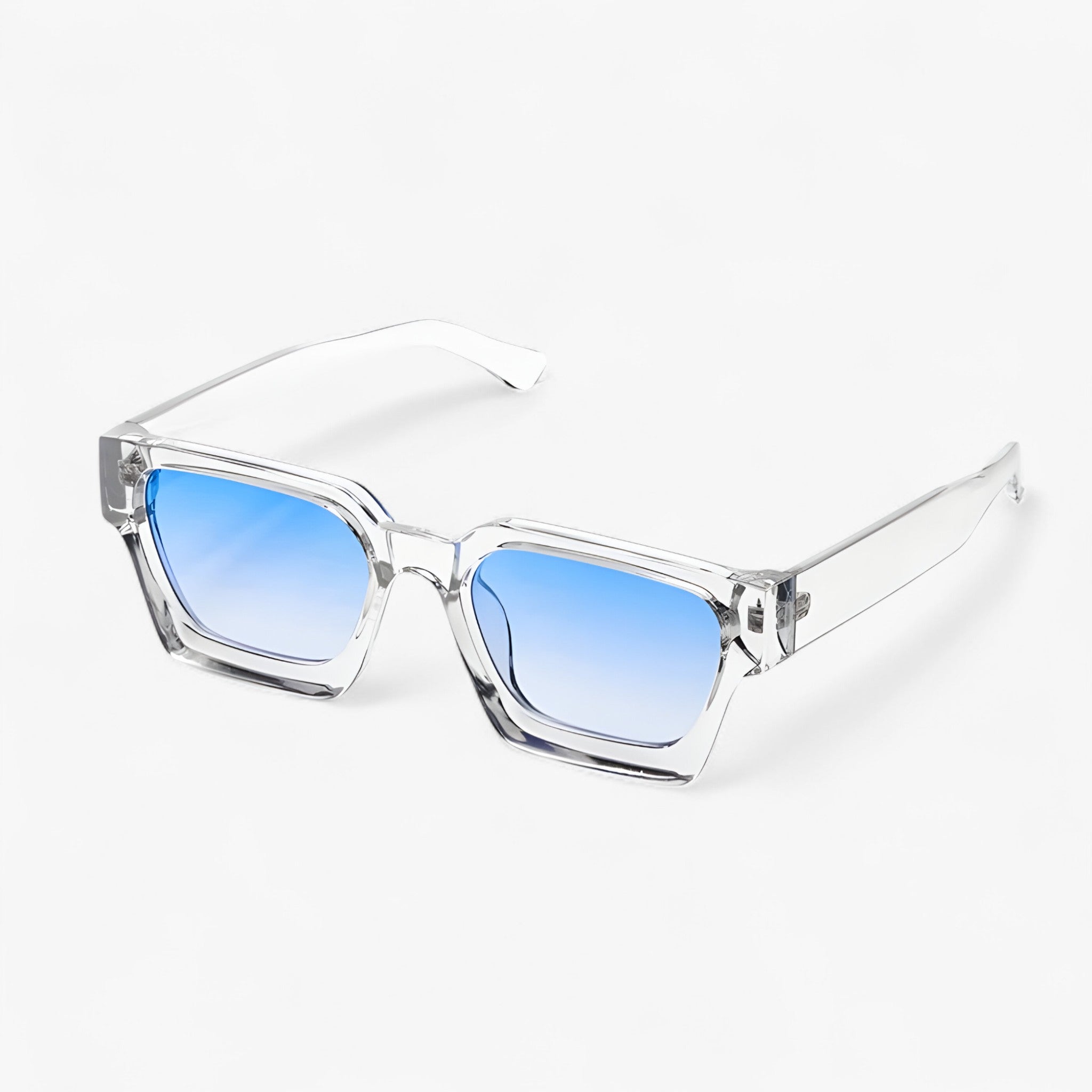 Alaric | Occhiali da sole neri quadrati di lusso unisex firmati - 2-Blu chiaro - men sunglasses polarized mens sunglasses Polarized man sunglasses Sunglasses sunglasses polarized men - Concept Palermo