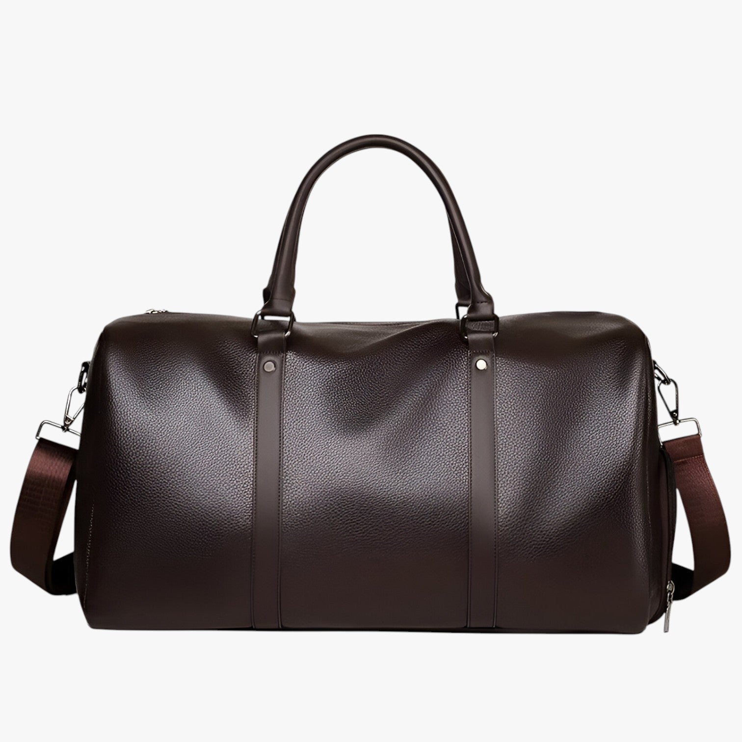 Theo | Borsa da Viaggio in Pelle Uomo Eleganza, Spazio e Comfort in Movimento - marrone - Bags bags for men duffle bags Shoulder & Crossbody Bags Shoulder Bags - Concept Palermo