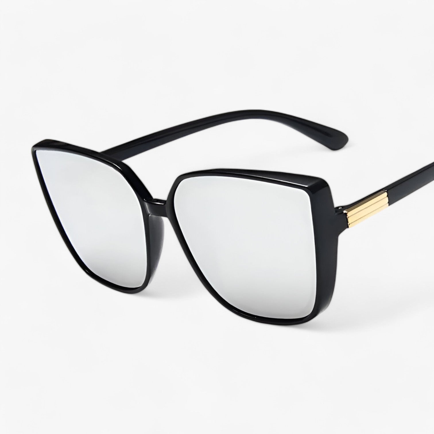 Mariana Occhiali da Sole Cat-Eye Vintage - Stile Chic e Audace - Nero Silver come mostrato - Cat Eye Sunglasses Fashion Sunglasses Sunglasses WOMEN - Concept Palermo