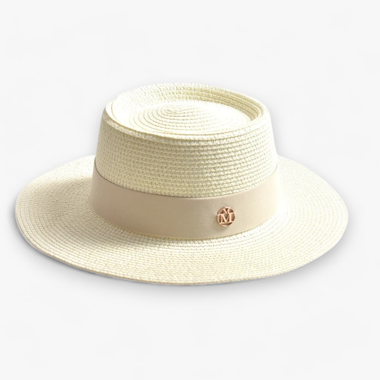 Clara | Elegante cappello di paglia - Stile, leggero e adatto ai viaggi - Melkwit 56-58CM - bucket hats hat Hat for girls women hat - Concept Palermo