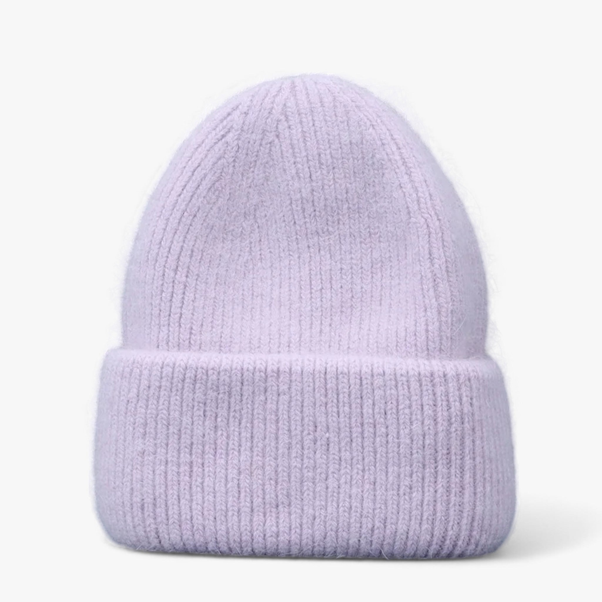Elle | Cappello invernale: calore lussuoso con vera pelliccia di coniglio - Viola 54cm-60cm - bucket hats hat Sun Hats - Concept Palermo