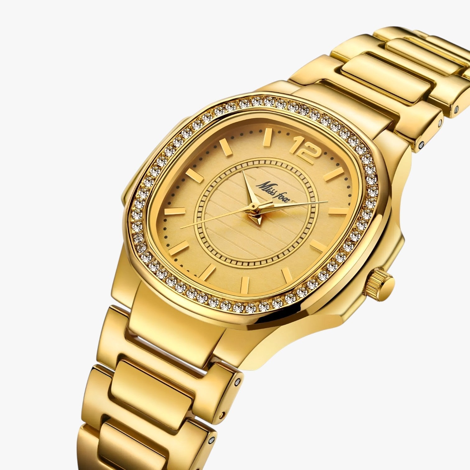 Gwen | Elegante orologio impermeabile con diamanti - Oro - female watch ladies watch watch watch for women watches wrist watches for women - Concept Palermo