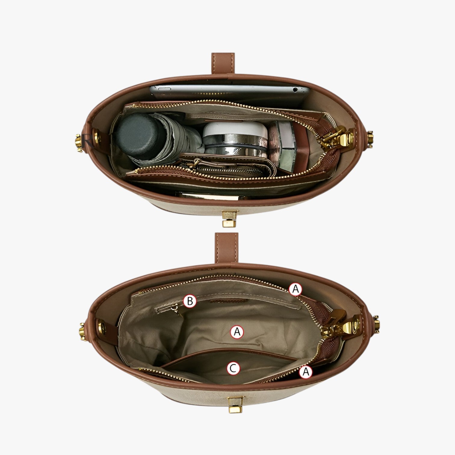 Dylan | Elegante mini borsa a tracolla a secchiello - - bag Bags women bags - Concept Palermo
