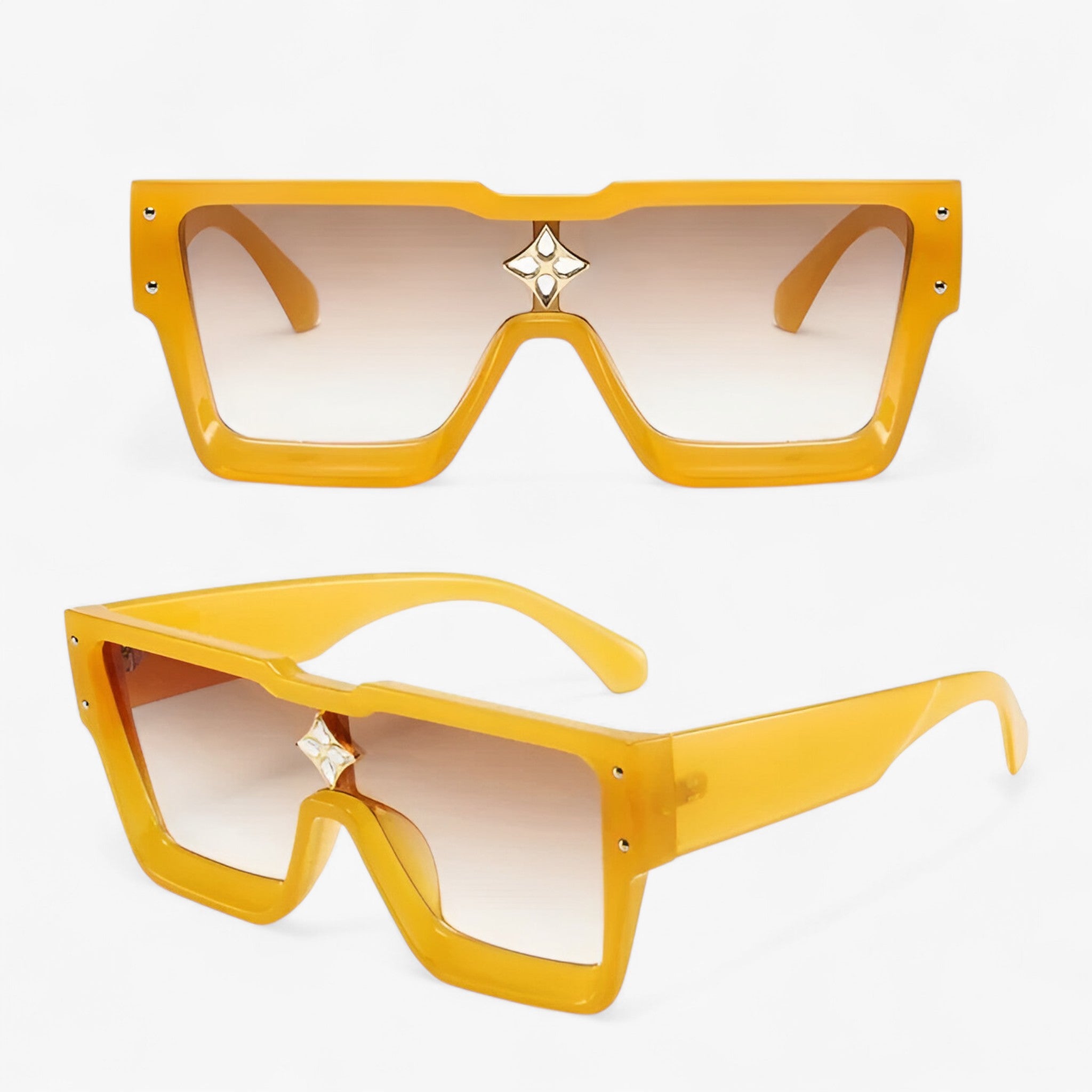 Vittorio | Occhiali da sole quadrati unisex con protezione UV400 - C4 - Fashion Sunglasses mens sunglasses Sunglasses sunglasses polarized men - Concept Palermo