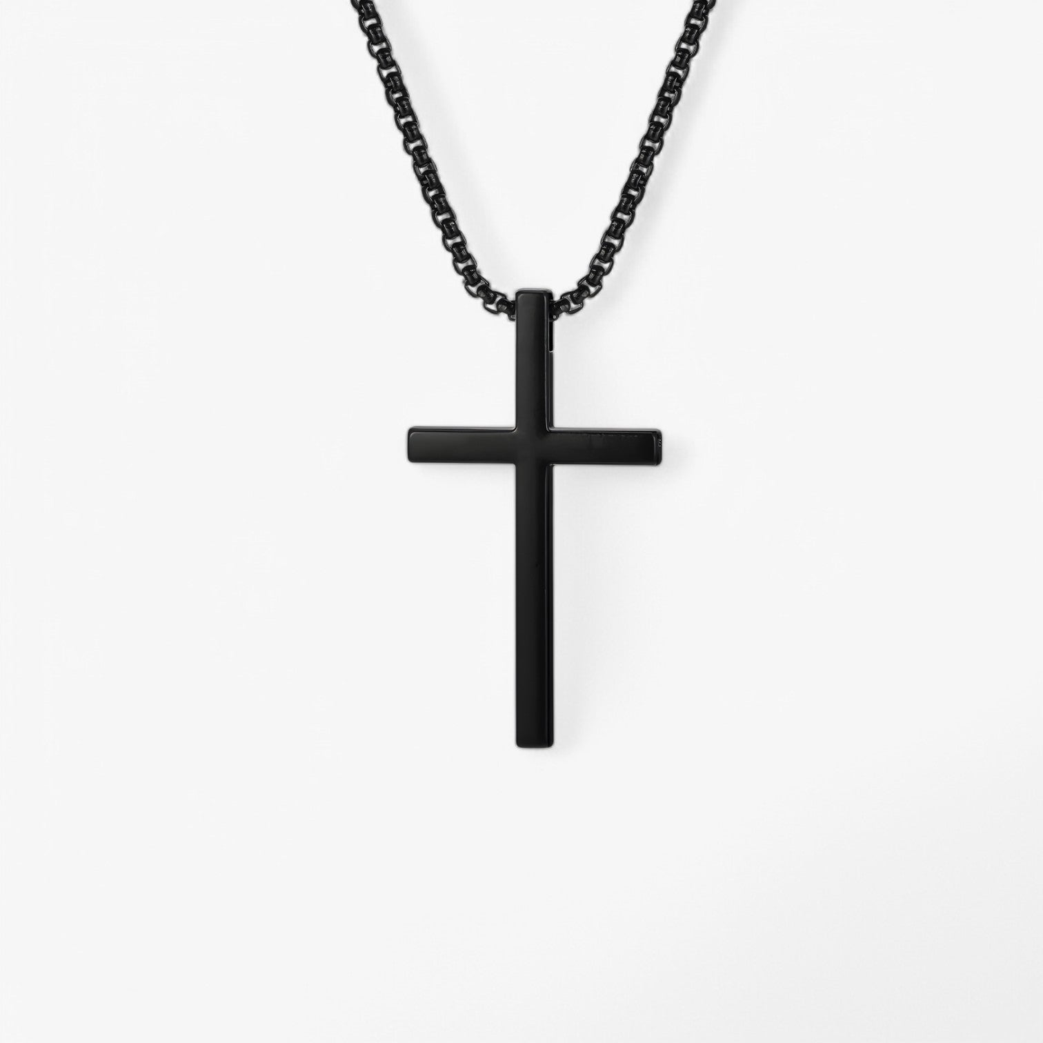 Noah | Ciondolo in Croce d'Argento – Cool & Senza Tempo in Acciaio Inossidabile - - necklace for men NECKLACES Stainless Steel Necklace - Concept Palermo