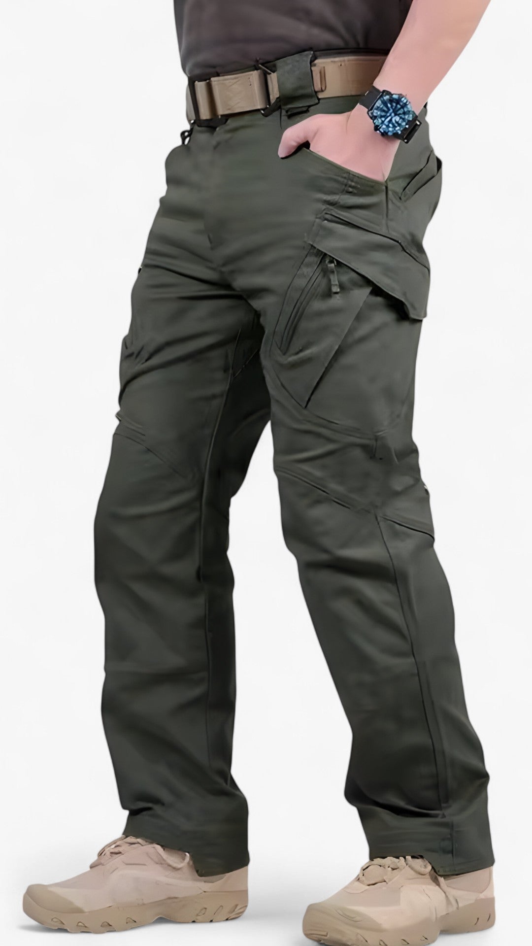Jakob | Pantaloni da Esterno - Verde - pants for men trouser - Concept Palermo