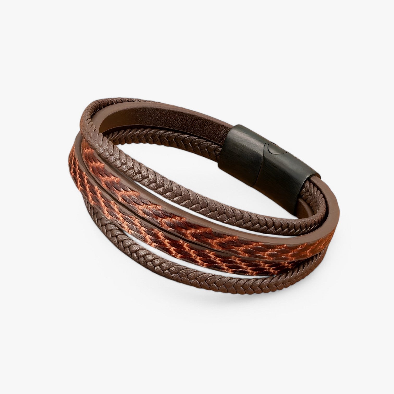 Olivier | Bracciale da Uomo Elegante – Multistrato & Magnetico - - BRACELETS mens accessory mens bracelet - Concept Palermo