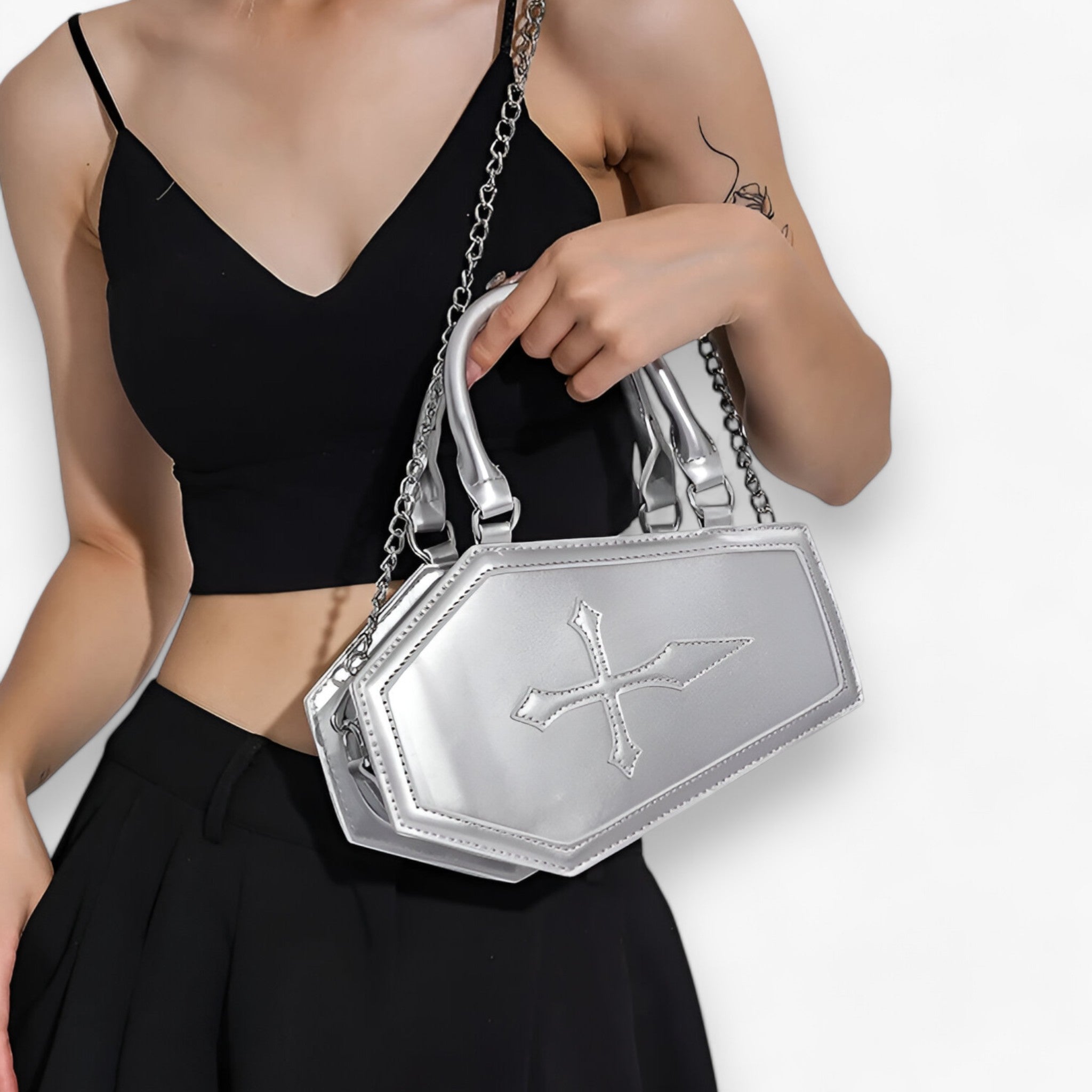 borsetta a catena con manico – spaziosa ed elegante per cosplay di Halloween - - bags handbags Shoulder Bags women women bags women's bags - Concept Palermo