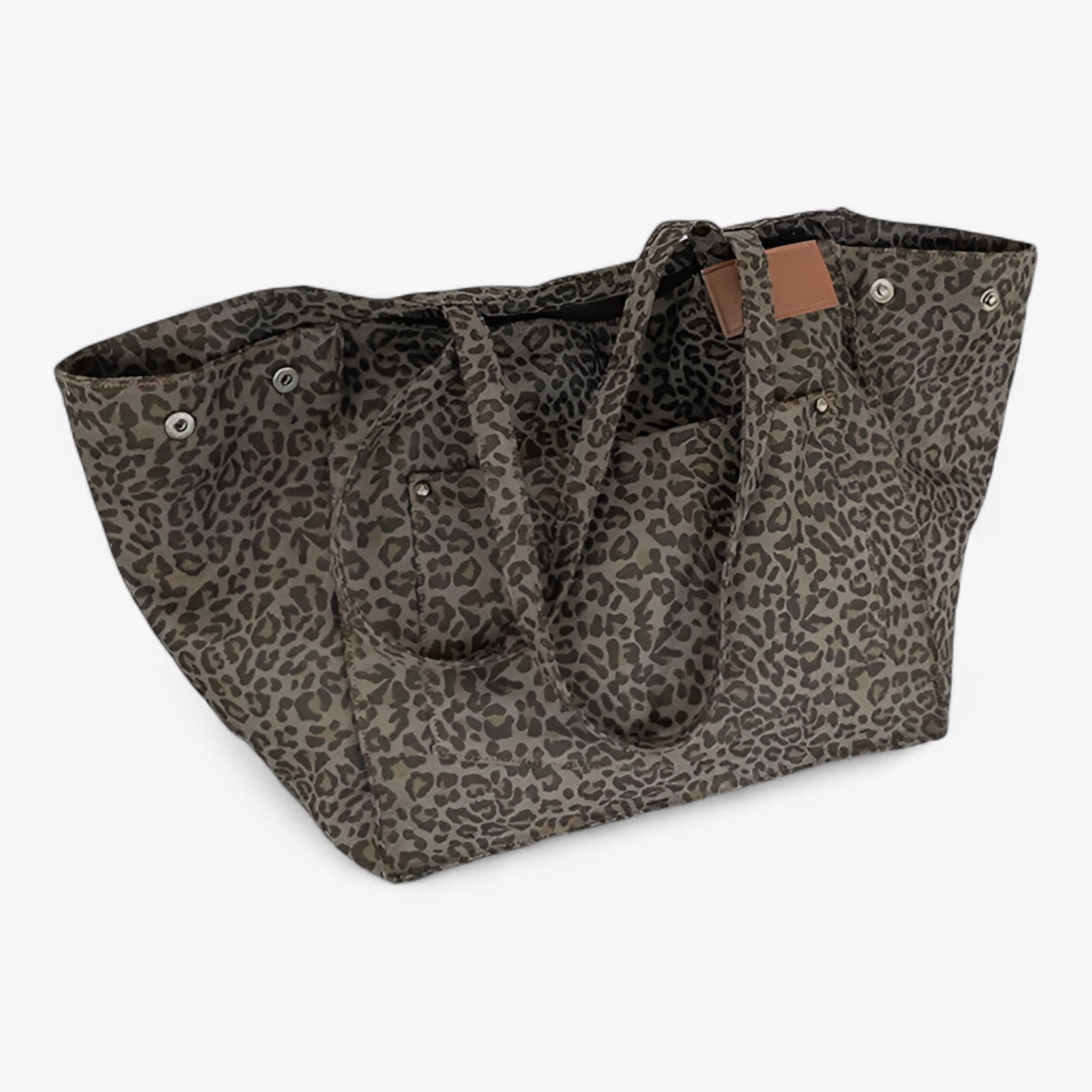 NATALIE - BORSA LUIPAARD - leopardo grigio - Bags handbags women bags Women's handbags - Concept Palermo