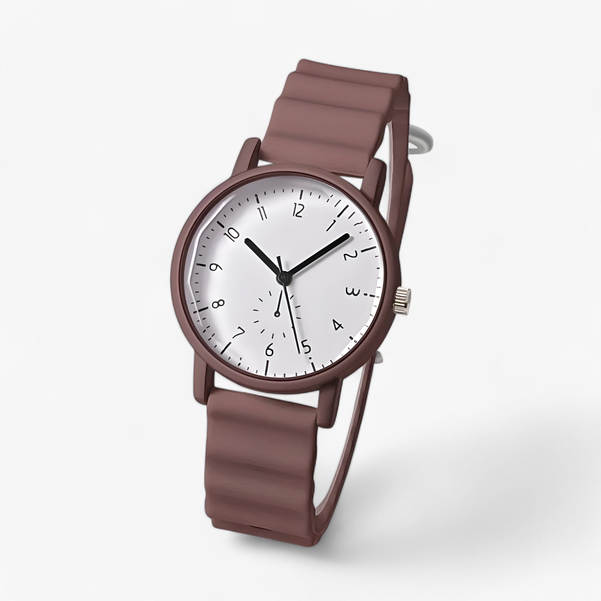 Mina| Orologio Gelé - Elegante Bracciale in Silicone Perfetto per il Golf - Marrone - ladies watch watch for women WOMEN wrist watches for women - Concept Palermo