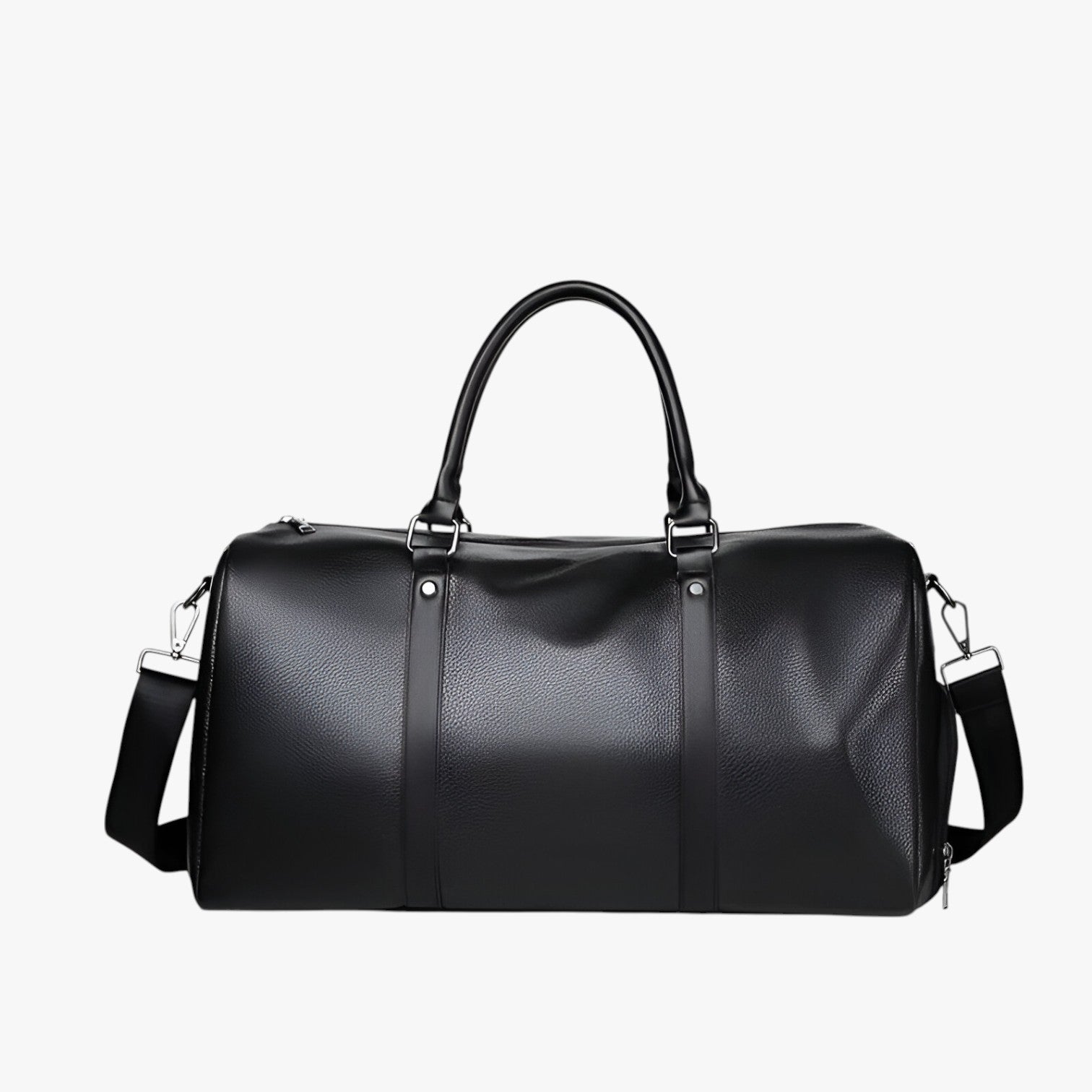 Theo | Borsa da Viaggio in Pelle Uomo Eleganza, Spazio e Comfort in Movimento - nero - Bags bags for men duffle bags Shoulder & Crossbody Bags Shoulder Bags - Concept Palermo