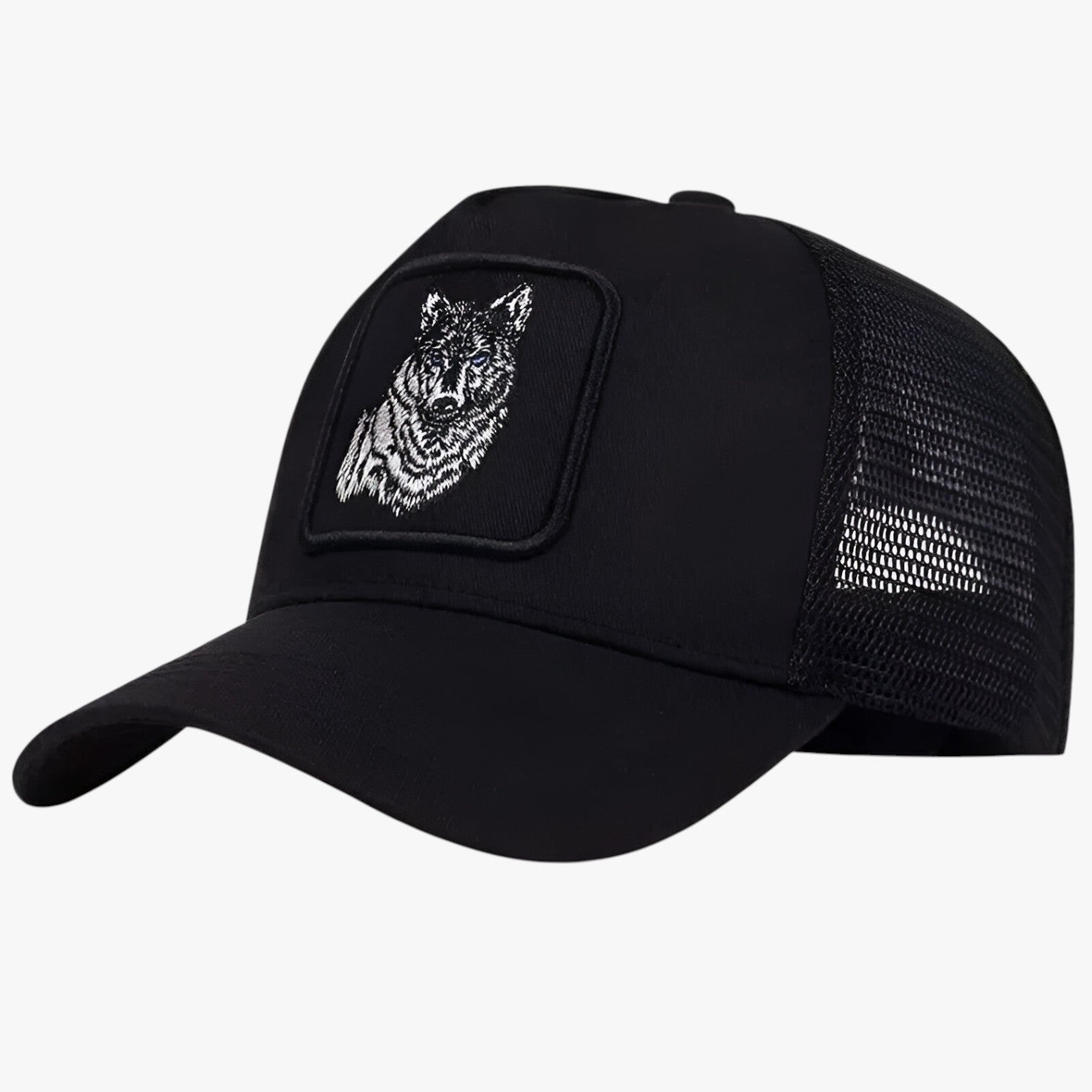 Romano | Cappellino estivo traspirante da lupo - Nero - caps mens cap - Concept Palermo