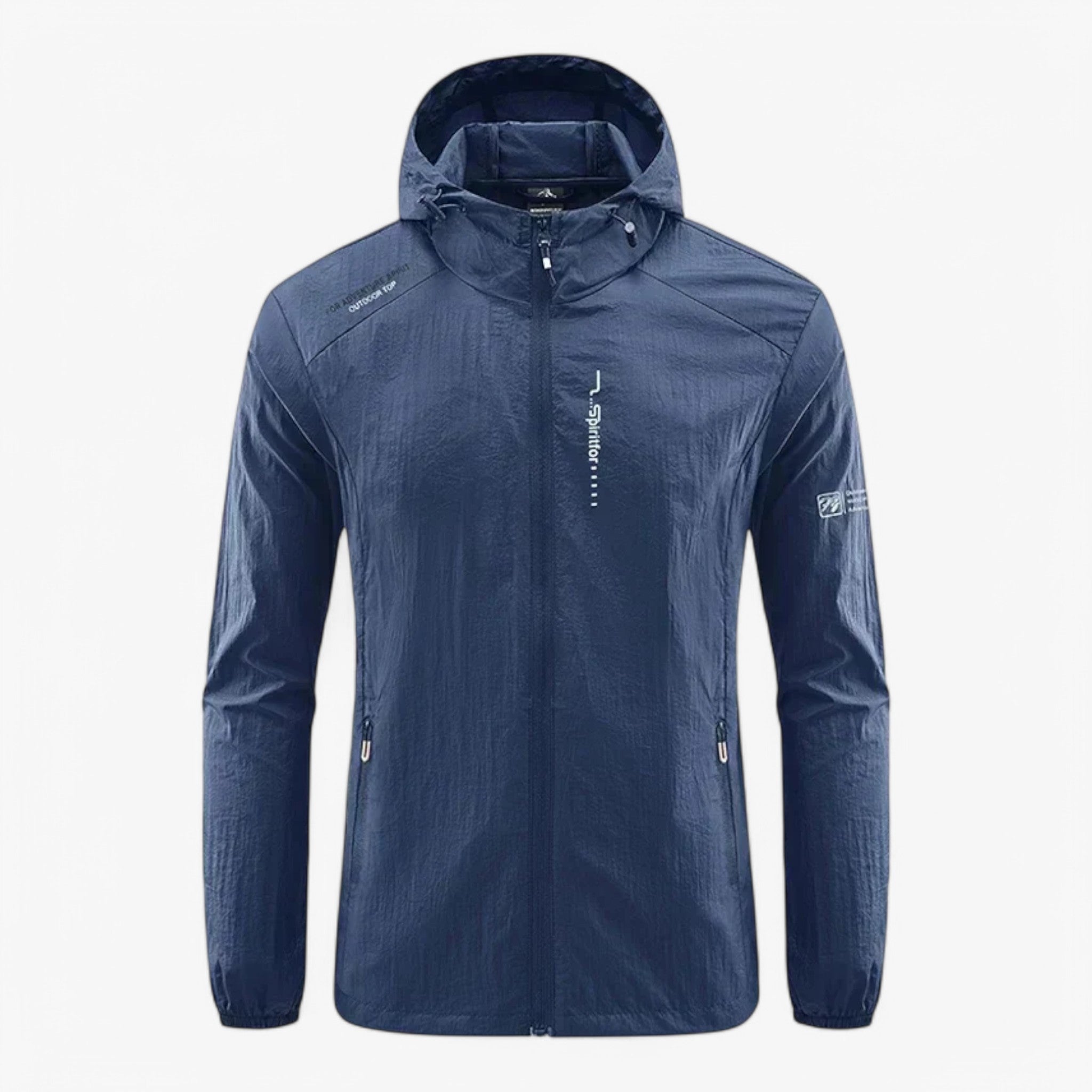 Mason - Giacca comoda e impermeabile al vento e all'acqua - Blu denim - Jacket jacket for men - Concept Palermo