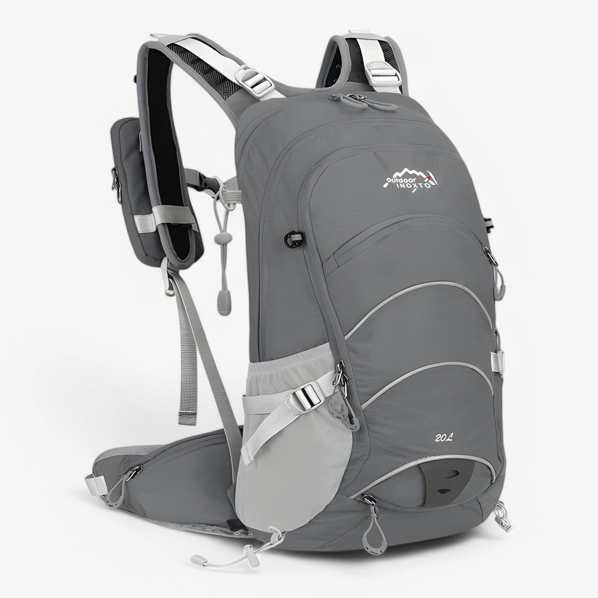 Zaino da trekking impermeabile da 20L per attività all'aperto - Grigio - 20L backpack Backpack Backpacks hiking backpacks travel backpacks - Concept Palermo