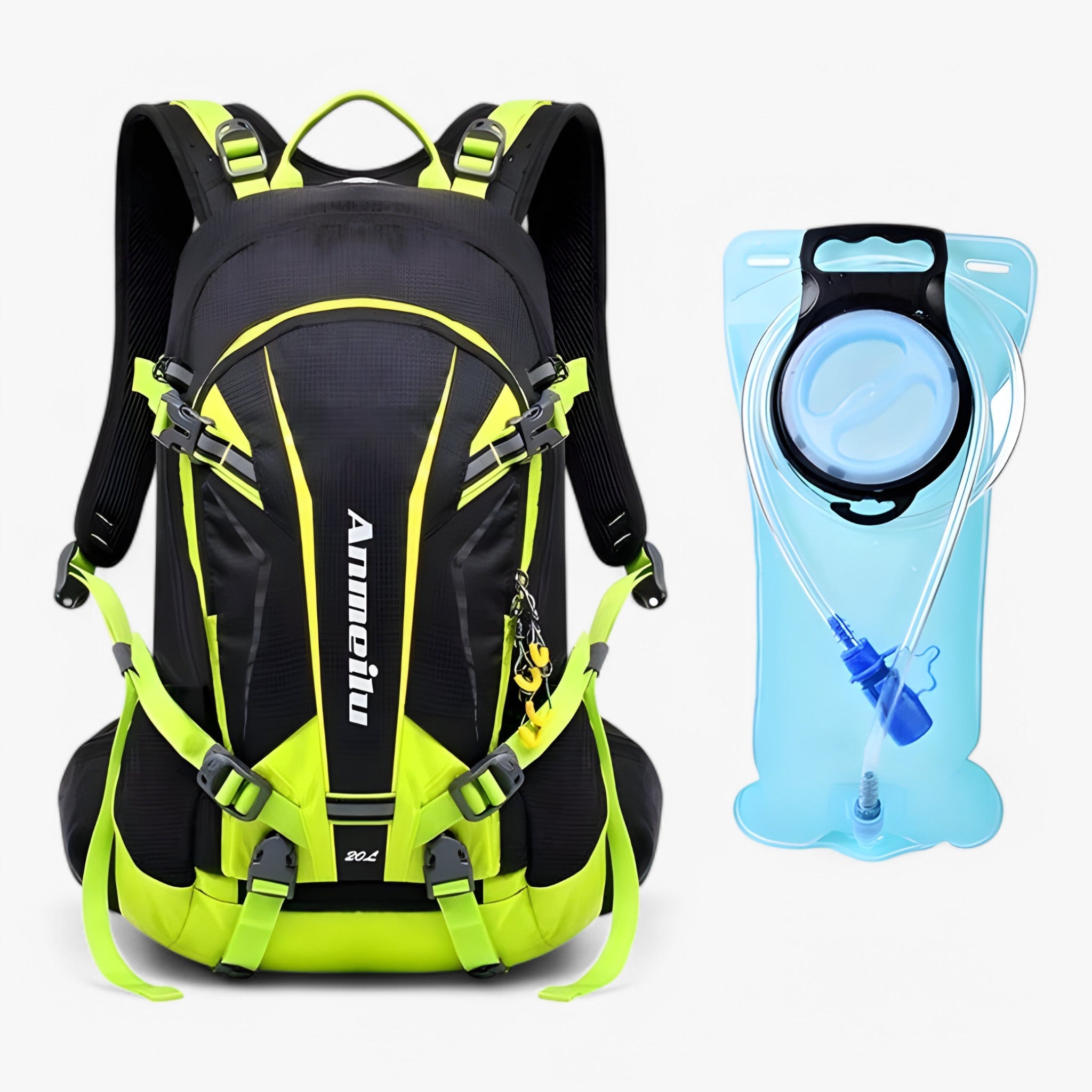 Hudson | Zaino da ciclismo 20L - verde con borsa da 2L 20L - - Concept Palermo