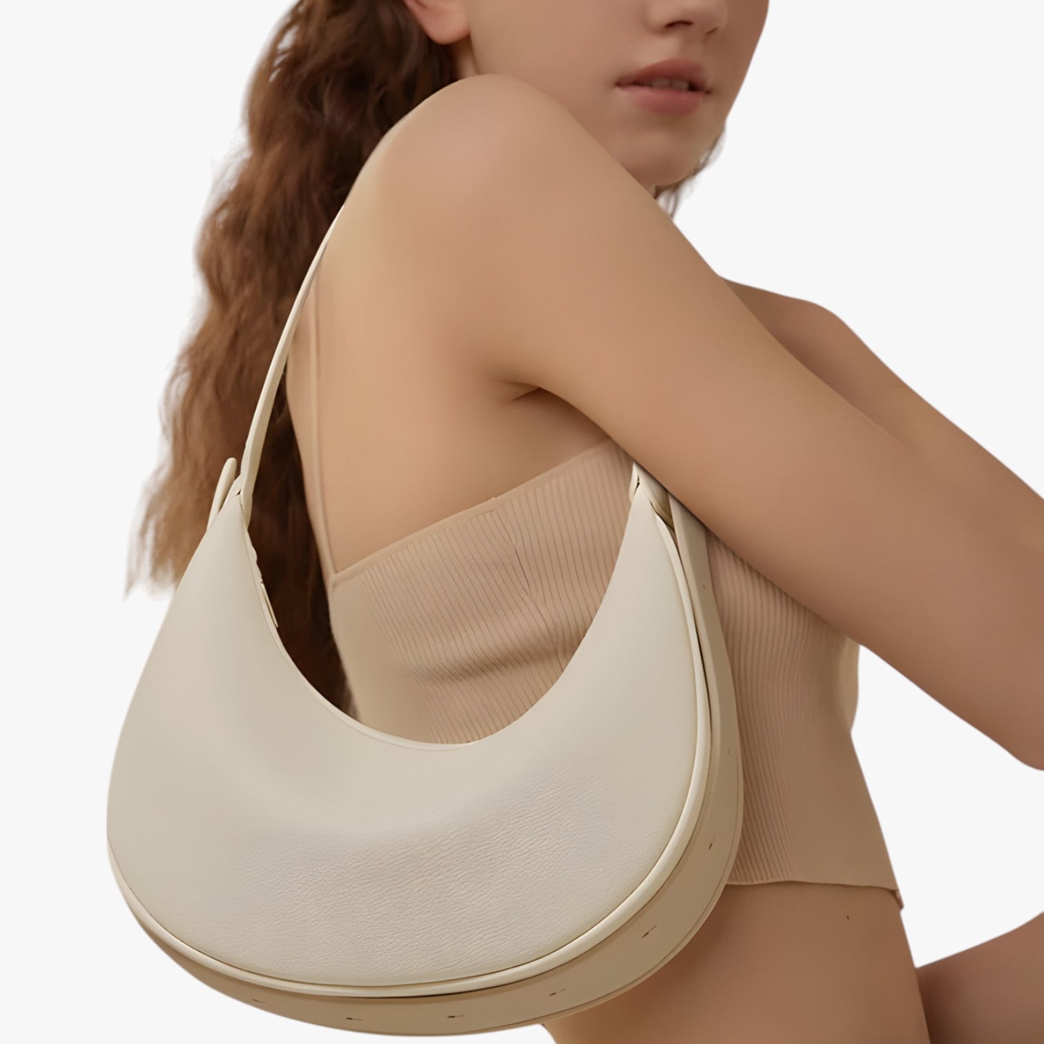 Sienna | Borsa a Mezza Luna Elegante Donna - - bag Bags handbags women bags Women's handbags - Concept Palermo
