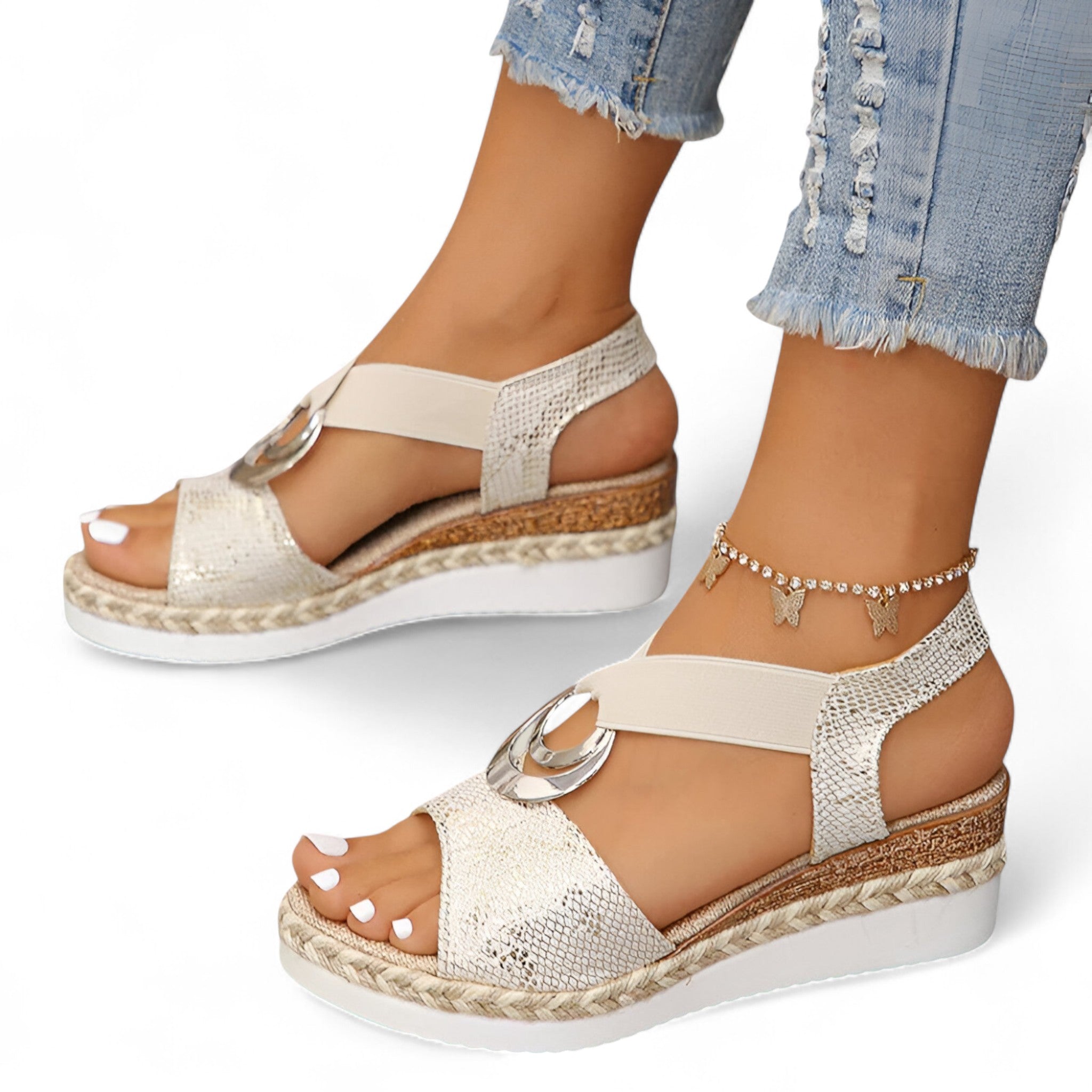Athisa | Sandali con zeppa – Vintage e leggeri