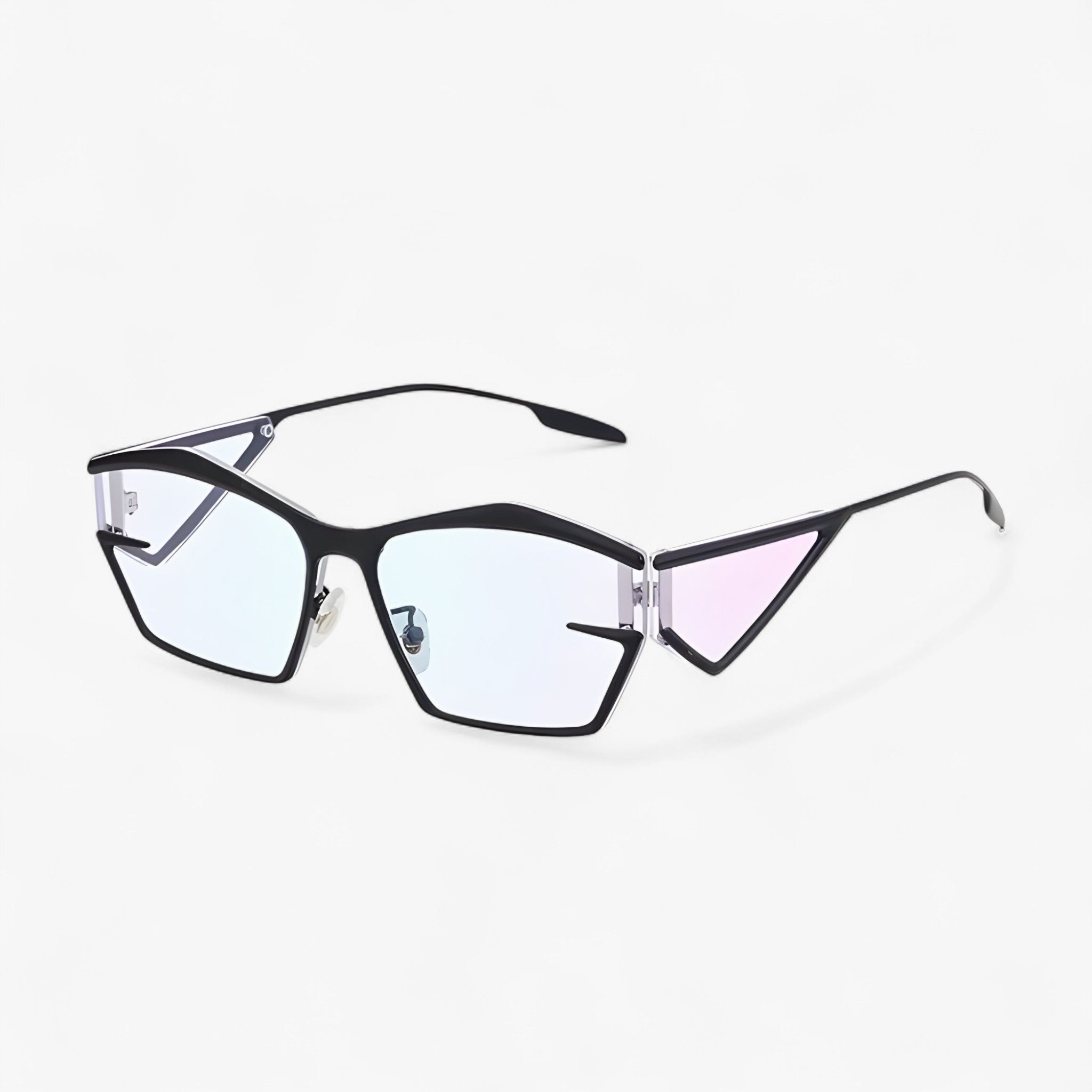 Zane | Occhiali da sole punk in metallo Y2K per esterni - NeroBlu - Fashion Sunglasses men sunglasses polarized mens sunglasses Polarized man sunglasses Sunglasses sunglasses polarized men - Concept Palermo