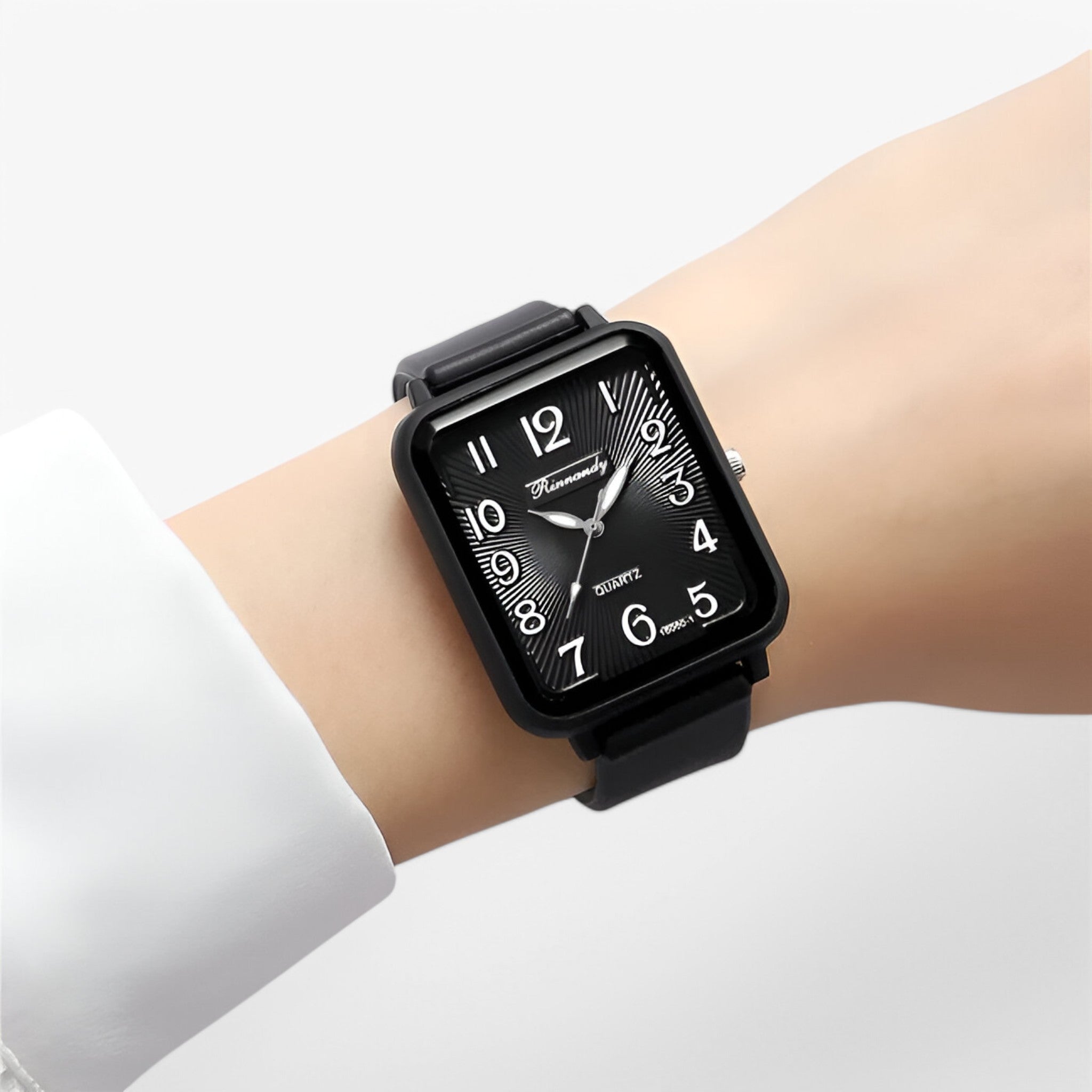 Clara | Orologio Digitale Rettangolare con Cinturino in Silicone - - - Concept Palermo
