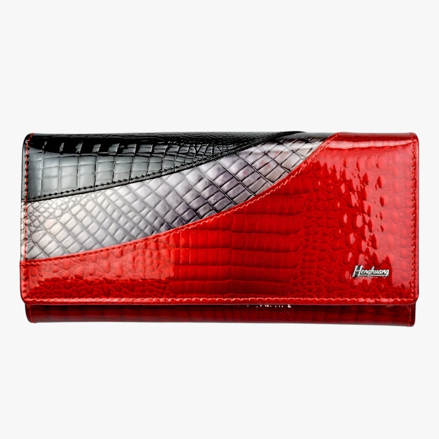 Stacie | Stile e sostenibile - Portafoglio da donna in pelle con ampia suddivisione - Rosso - wallet womens wallet - Concept Palermo