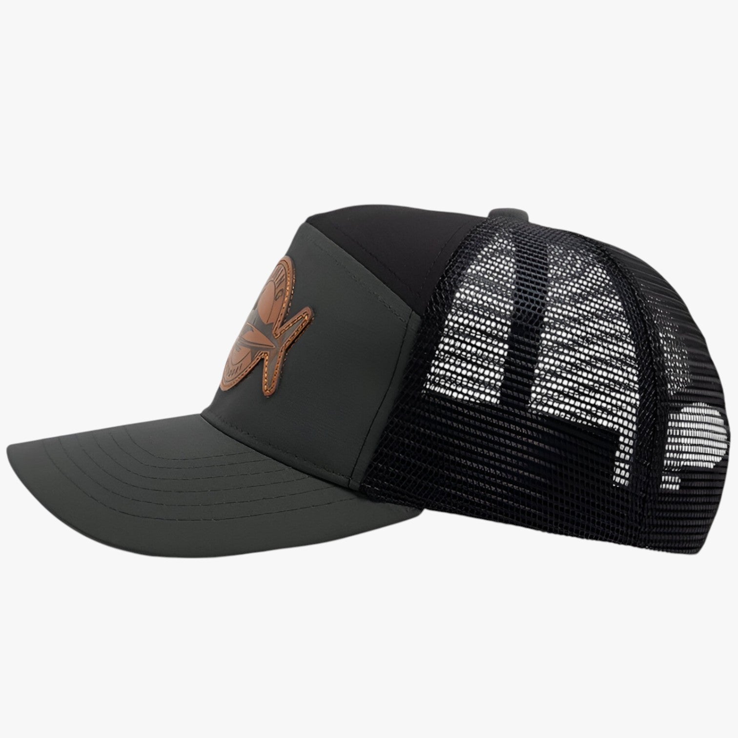 Caden | Elegante – Cappellino estivo da camionista con etichetta in rete e pelle - - Baseball caps caps mens accessory mens cap - Concept Palermo