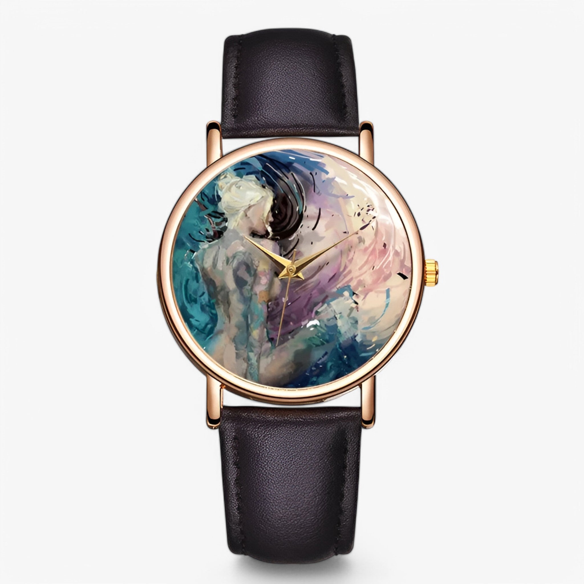 Alison | Orologio da donna leggero con quadrante a specchio e resistente all’acqua - Marrone scuro - female watch watch for women - Concept Palermo