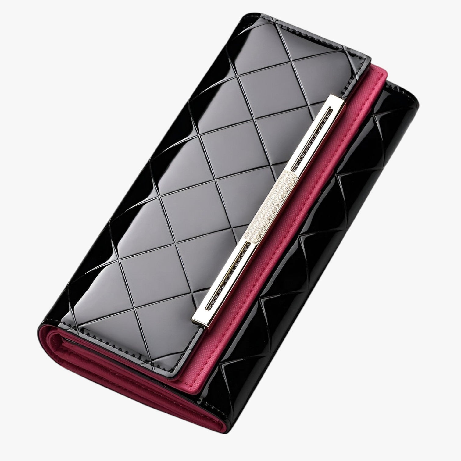 Myrna | Portafoglio da donna in pelle di lusso con protezione RFID - nero - wallet womens wallet - Concept Palermo