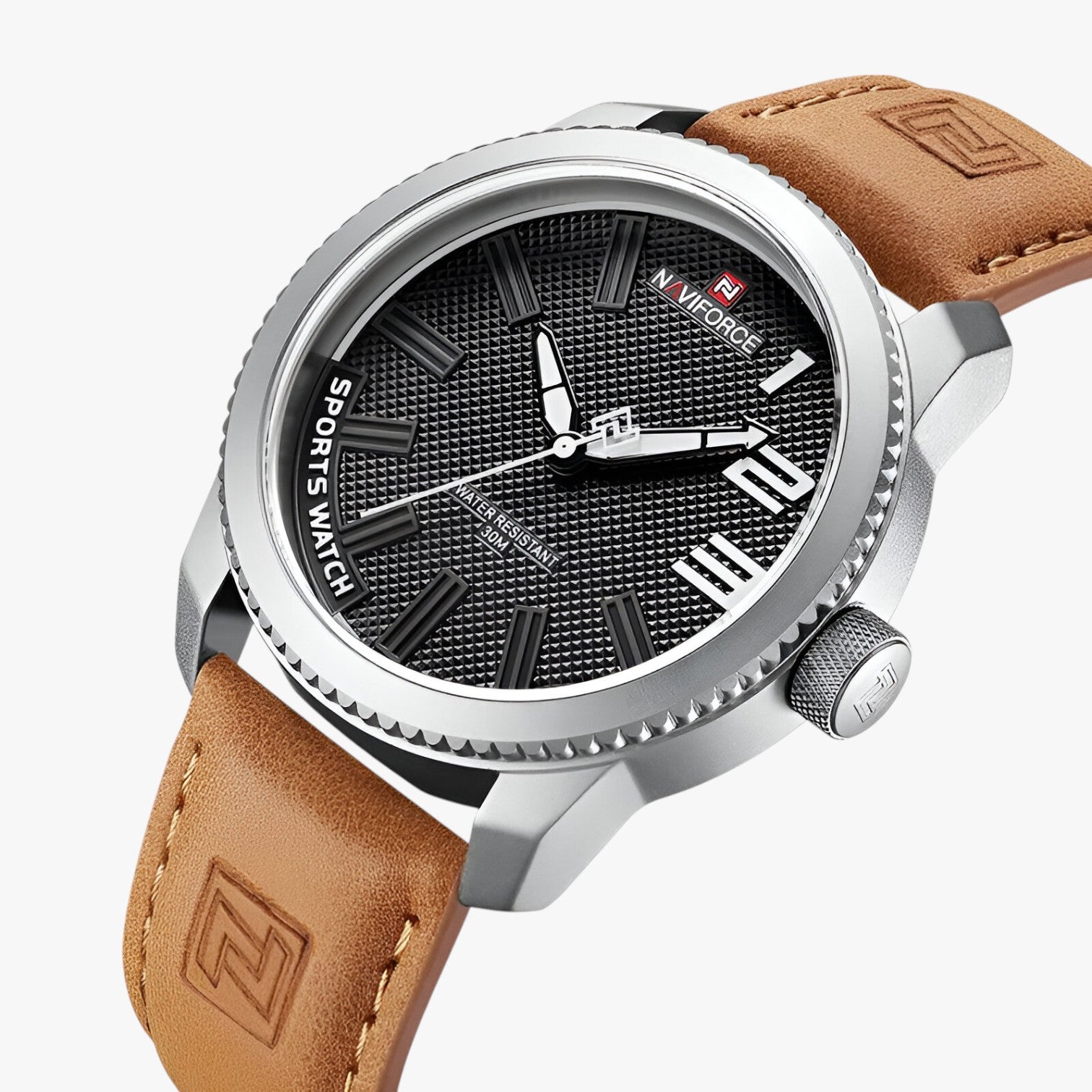 Asher | Orologio sportivo elegante e impermeabile da uomo - grigio argentato - mens watch watch for men watches WATCHES FOR MEN - Concept Palermo