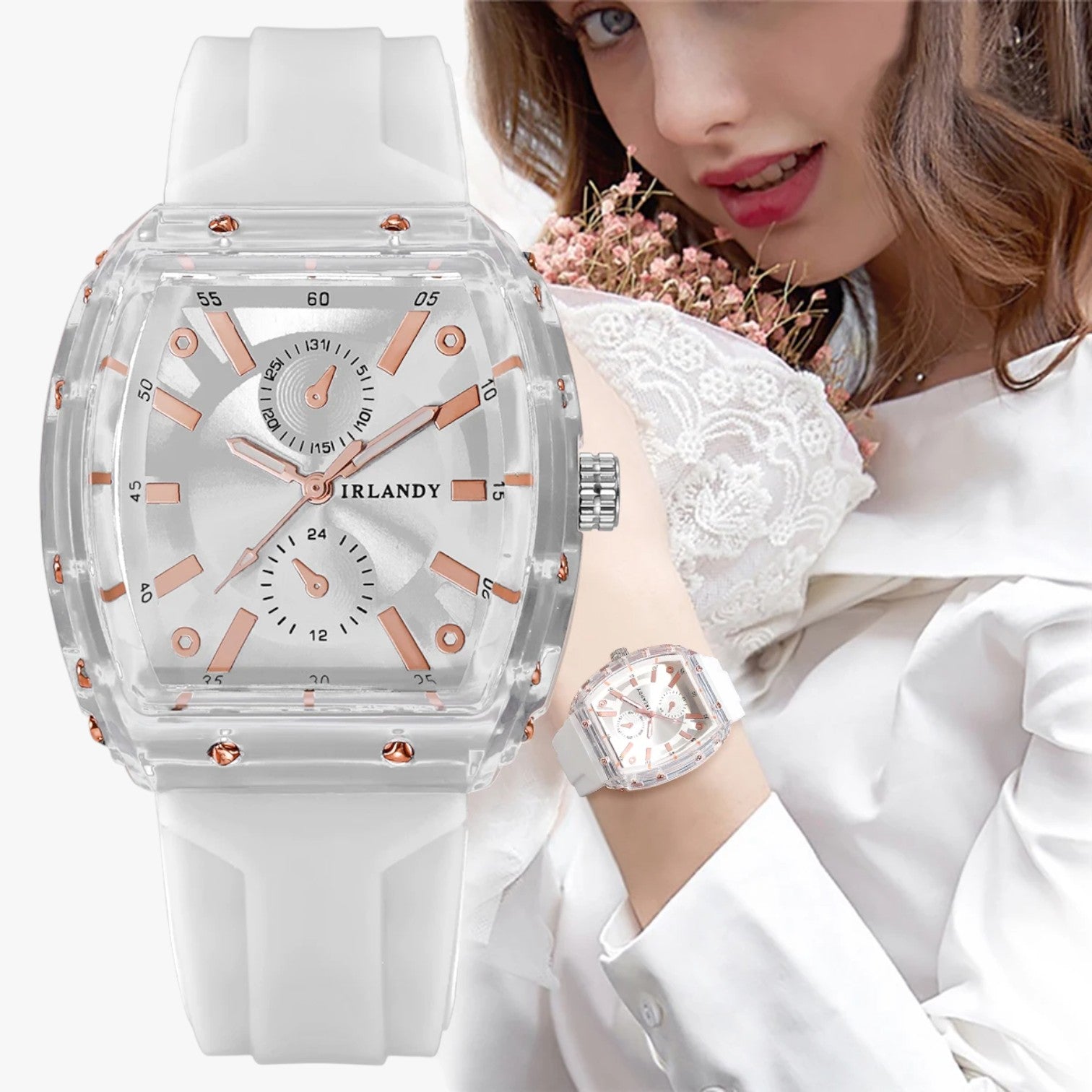 Sasha | Orologio da polso femminile in silicone casual - - female watch ladies watch watch watch for women watches - Concept Palermo