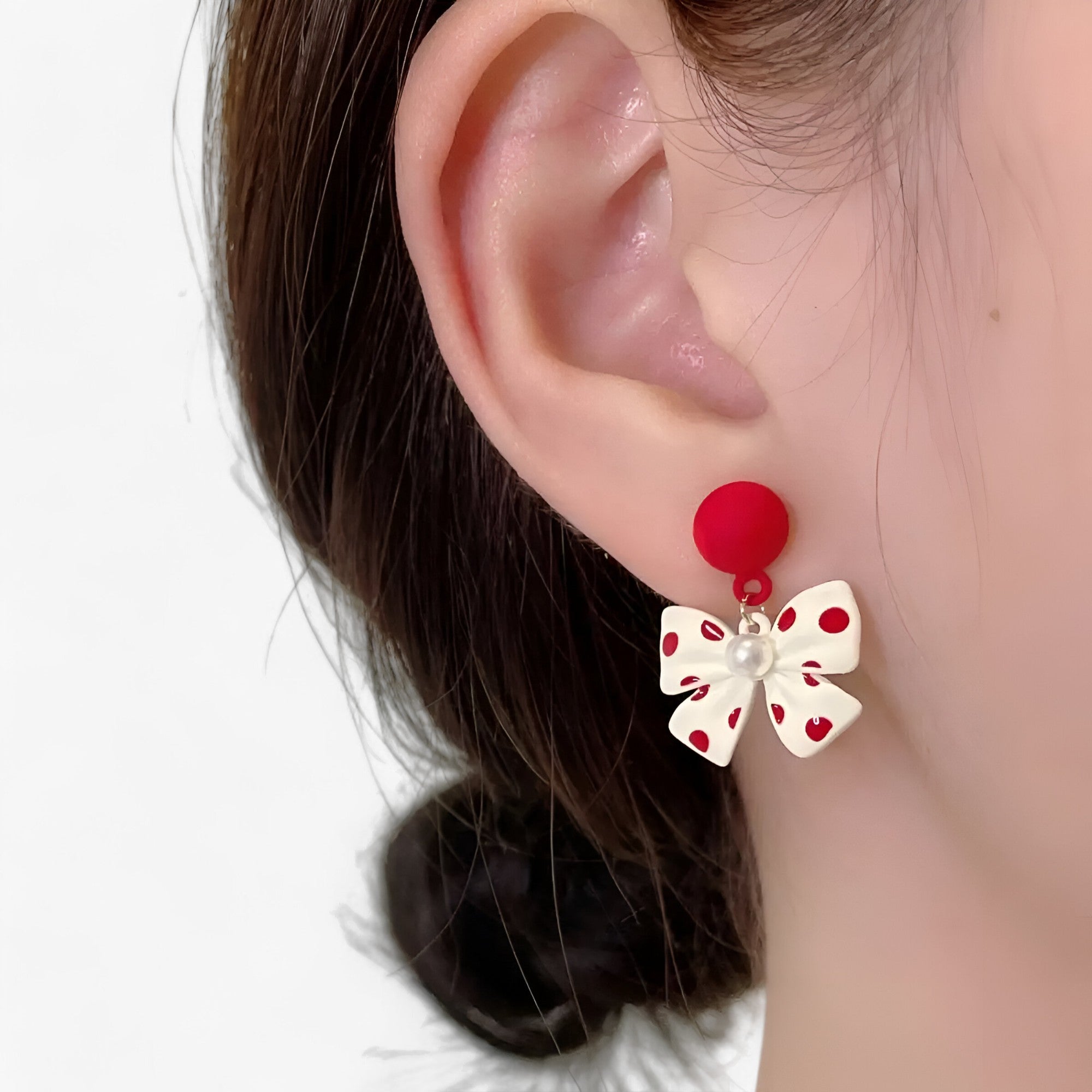 Joice | Orecchini rossi floreali chic per matrimoni e feste - - EARRINGS Earrings for Women Girls New Fashion Earrings - Concept Palermo