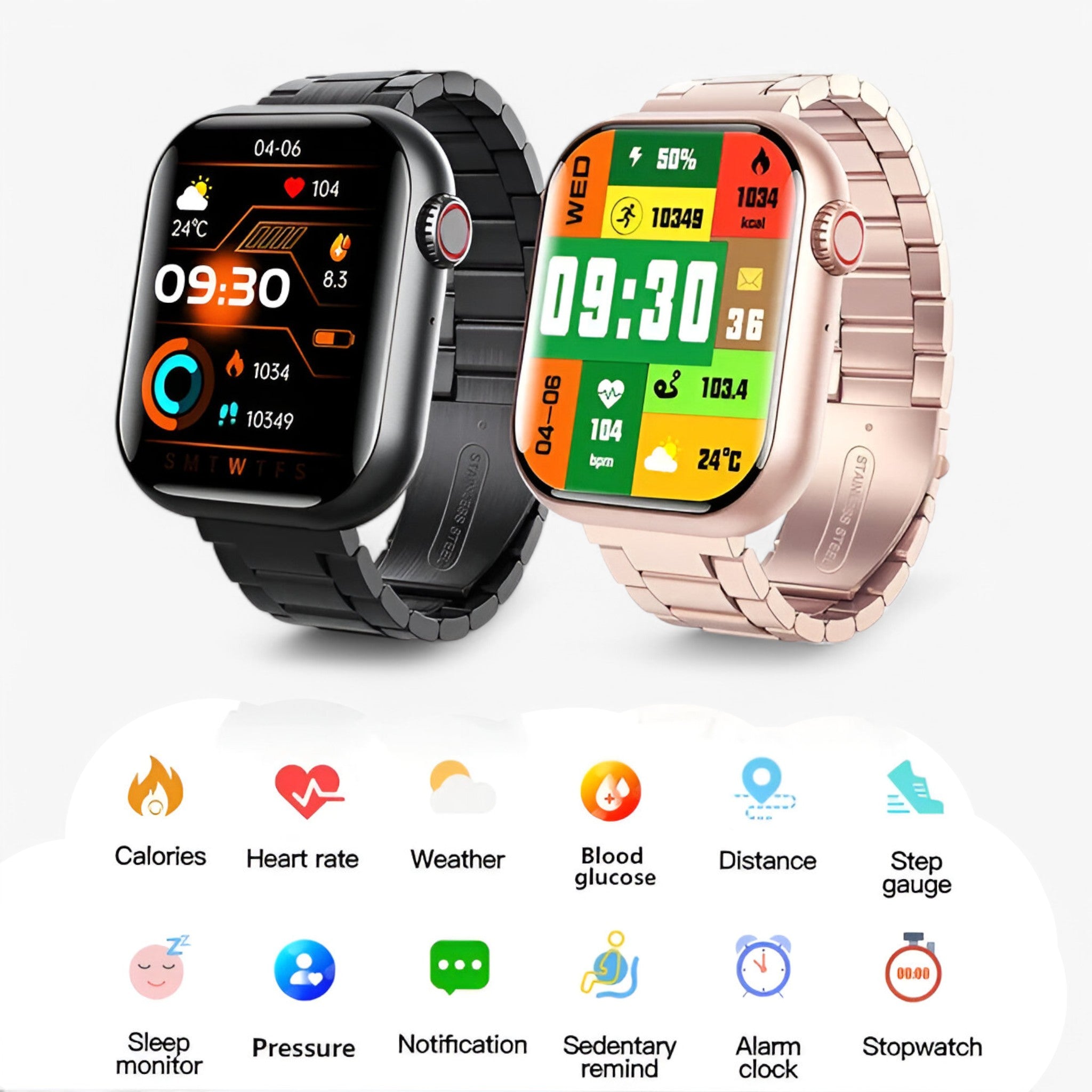 Clement | Smartwatch Sportivo Avanzato - - - Concept Palermo