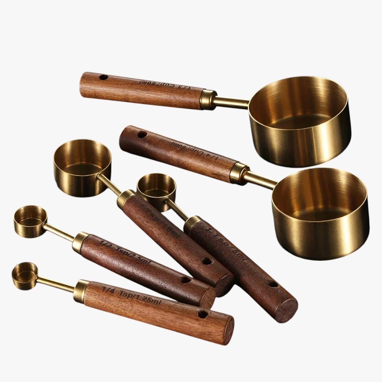 Yasmin | Set di misurini in acciaio inossidabile – Misurazioni precise e durevoli - - Kitchen kitchen tools - Concept Palermo